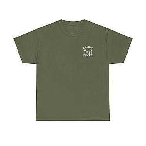 Cranky Minimalist Mechanic T-Shirt | Small Chest Print Crankshaft Tee