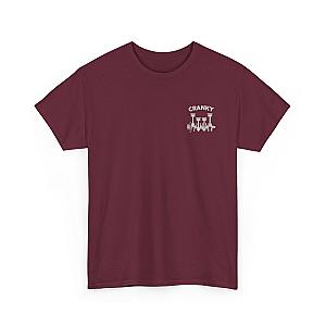 Cranky Minimalist Mechanic T-Shirt | Small Chest Print Crankshaft Tee