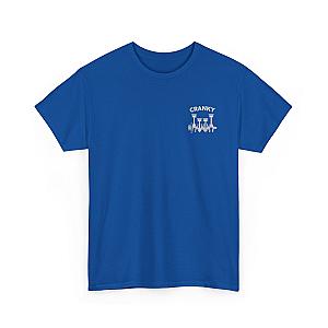 Cranky Minimalist Mechanic T-Shirt | Small Chest Print Crankshaft Tee