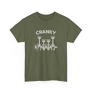 Cranky Mechanic T-Shirt | Funny Crankshaft Car Guy Tee