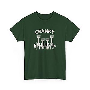Cranky Mechanic T-Shirt | Funny Crankshaft Car Guy Tee