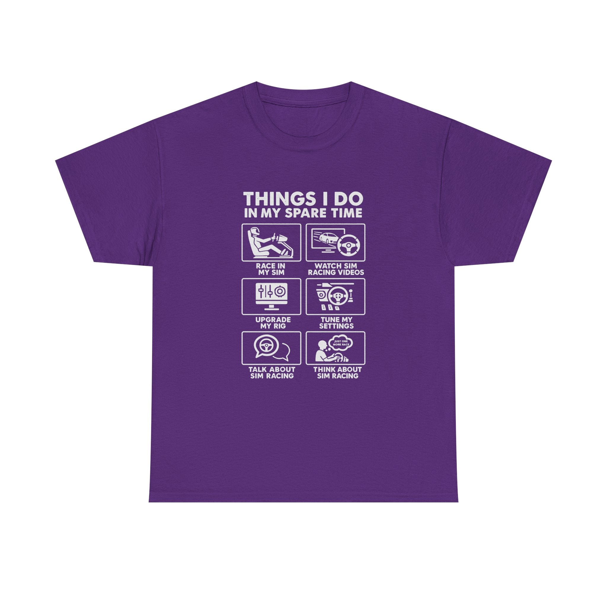 SIM Racing Things I Do In My Spare Time T-Shirt | Sim Rig Gift