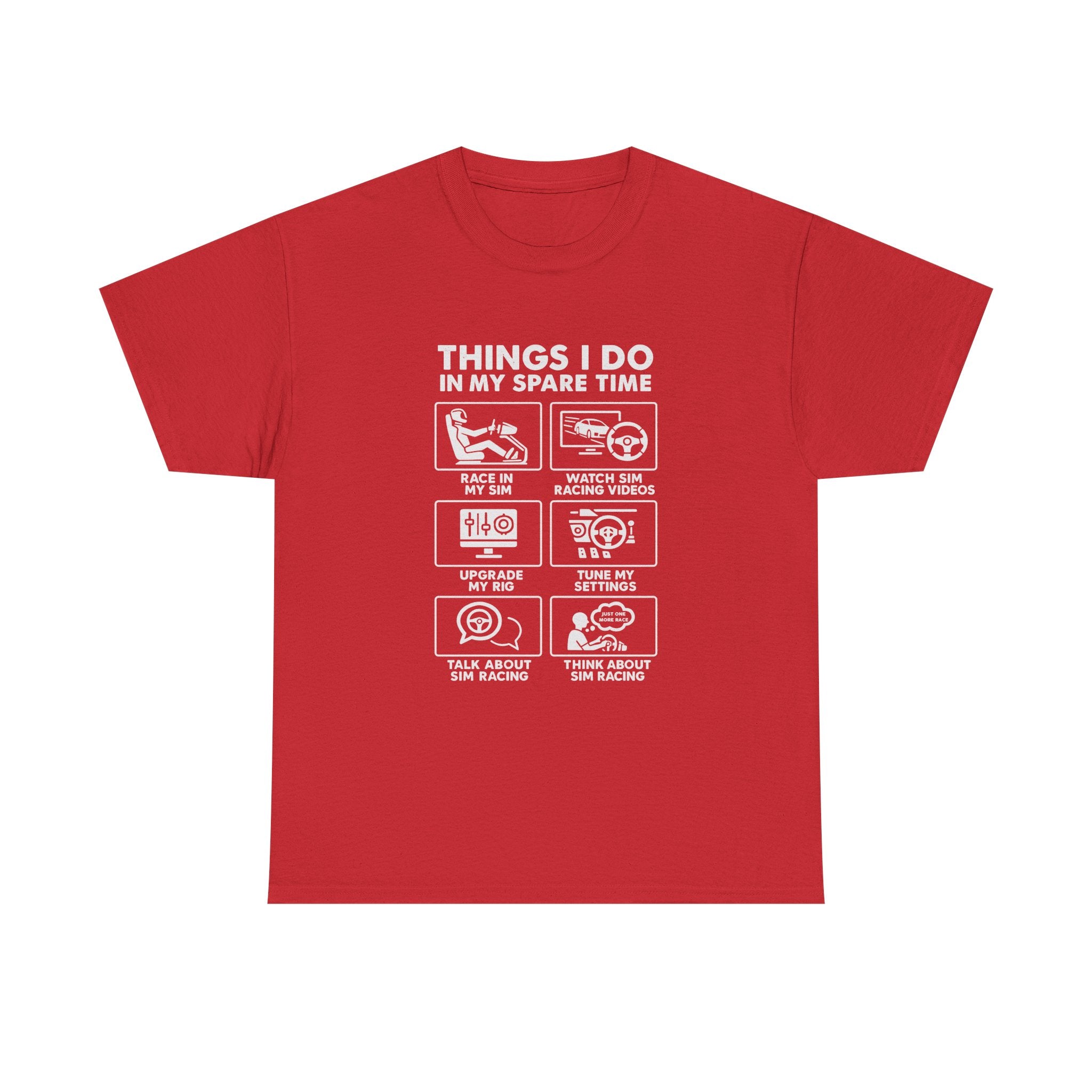 SIM Racing Things I Do In My Spare Time T-Shirt | Sim Rig Gift