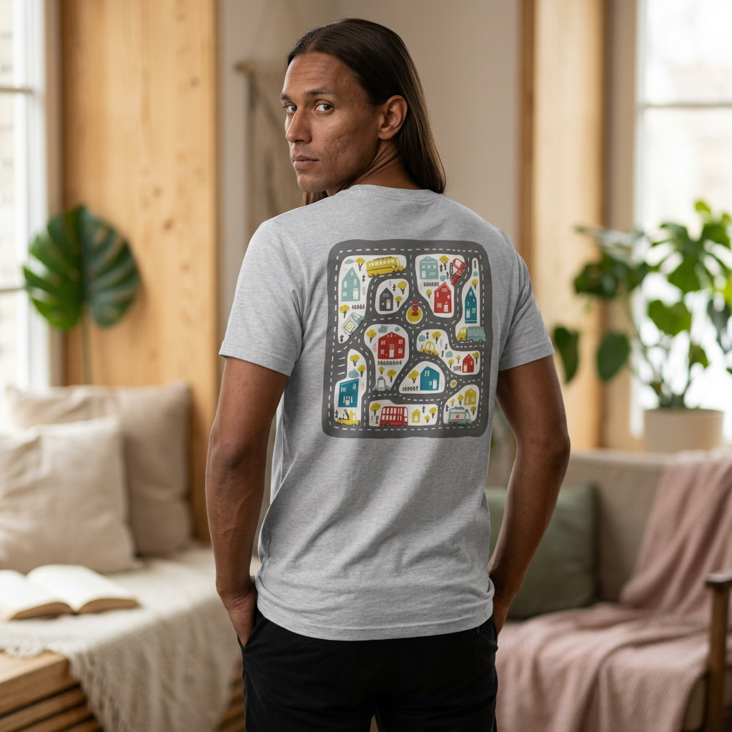 Play Cars on Dad's Back T-Shirt | Funny Dad Car Tee