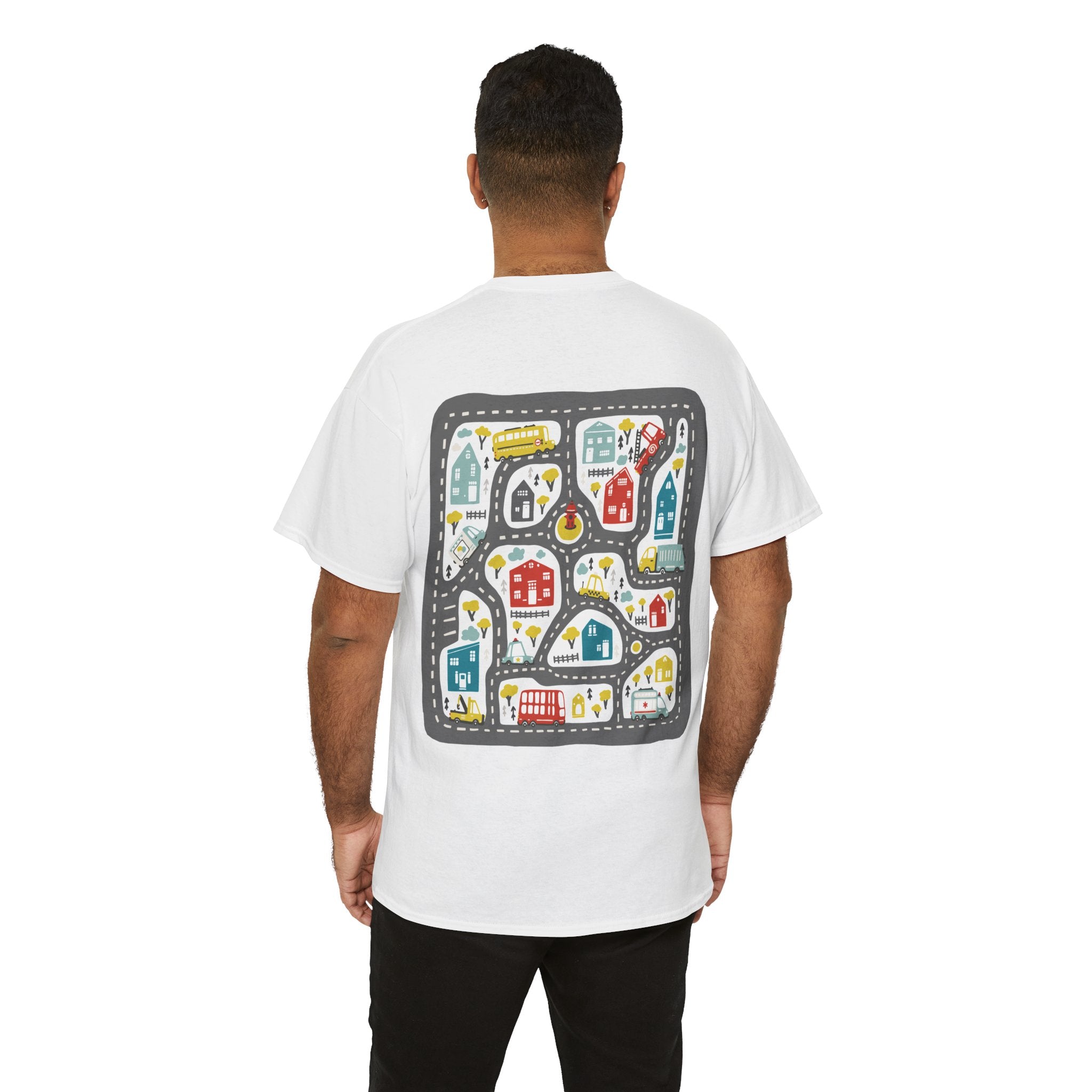 Play Cars on Dad's Back T-Shirt | Funny Dad Car Tee