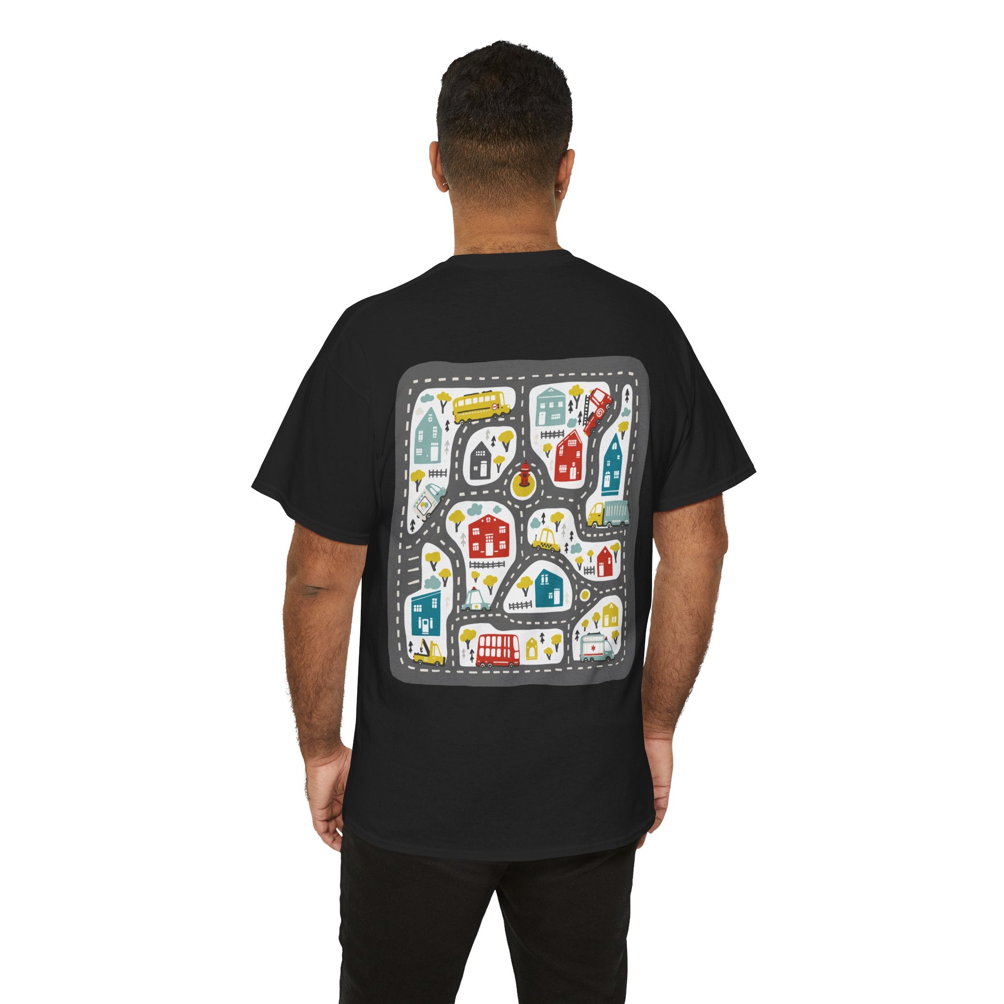 Play Cars on Dad's Back T-Shirt | Funny Dad Car Tee