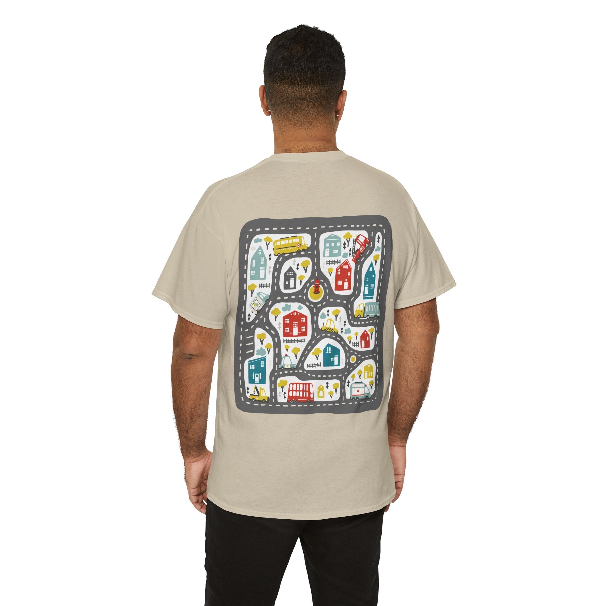 Play Cars on Dad's Back T-Shirt | Funny Dad Car Tee