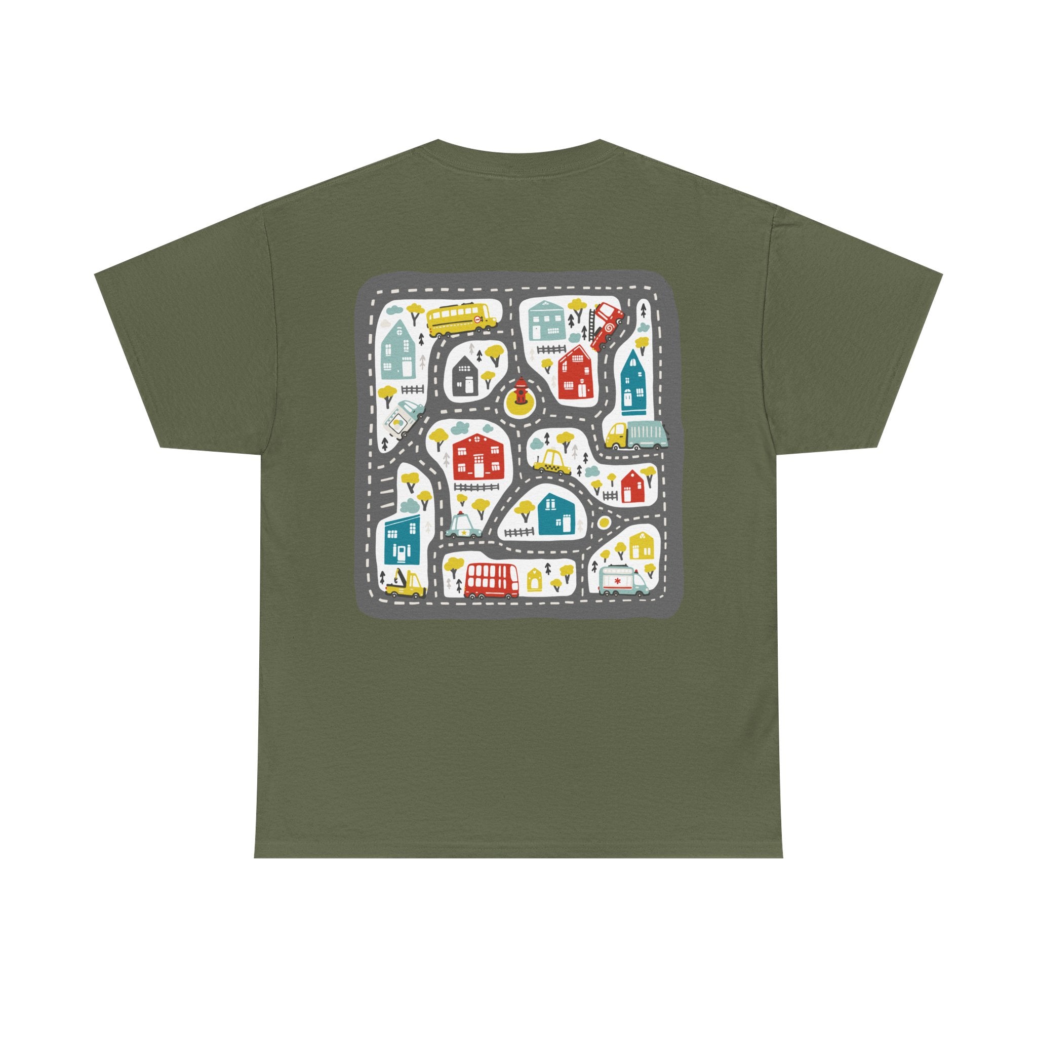 Play Cars on Dad's Back T-Shirt | Funny Dad Car Tee