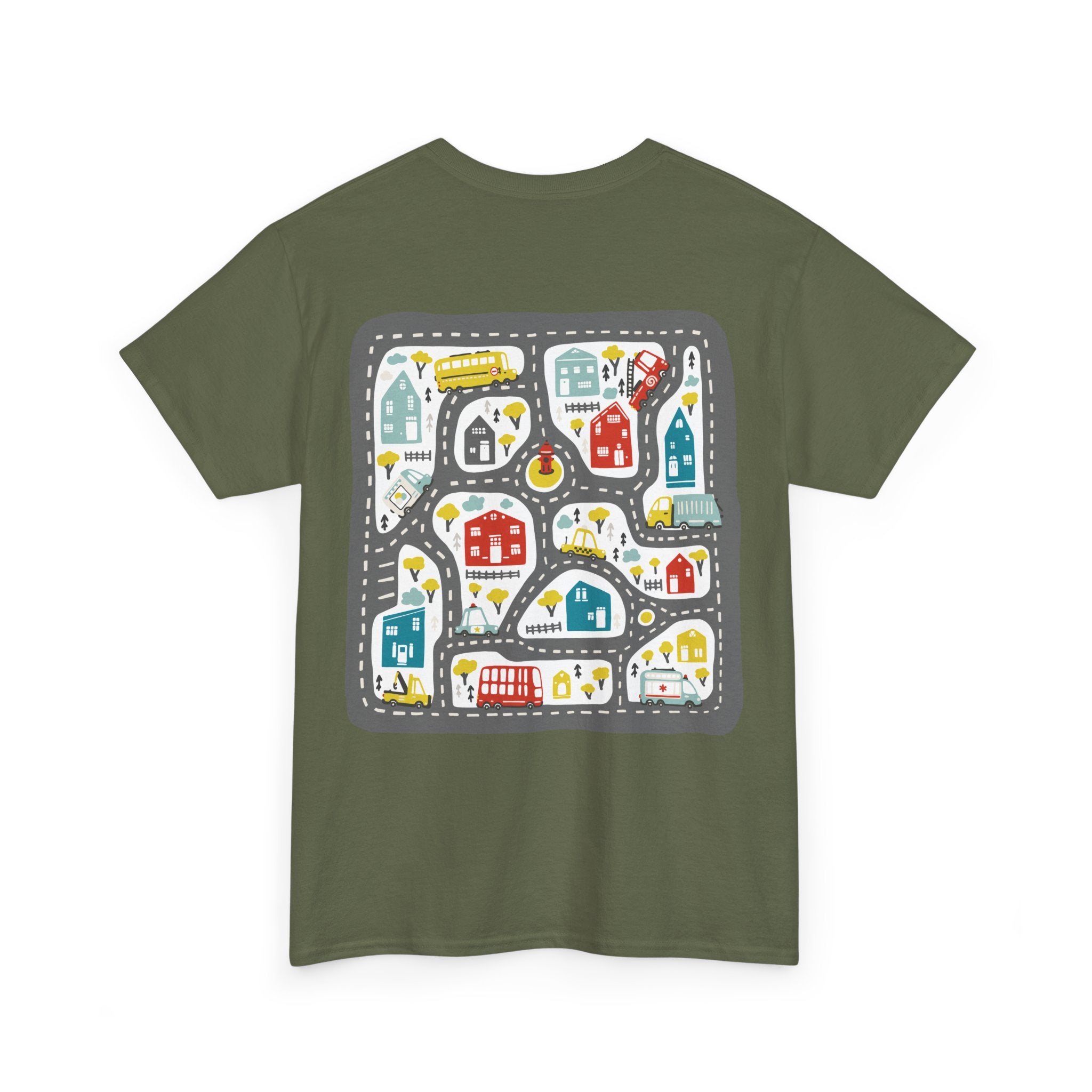 Play Cars on Dad's Back T-Shirt | Funny Dad Car Tee