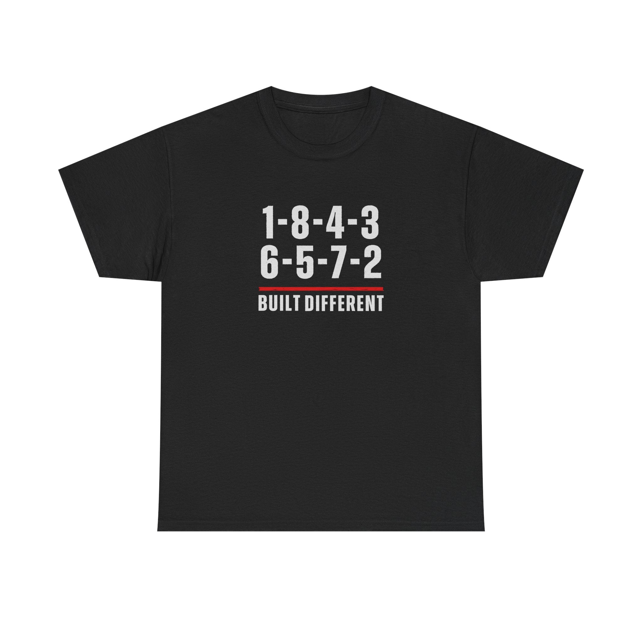 Built Different V8 Firing Order Graphic T-Shirt