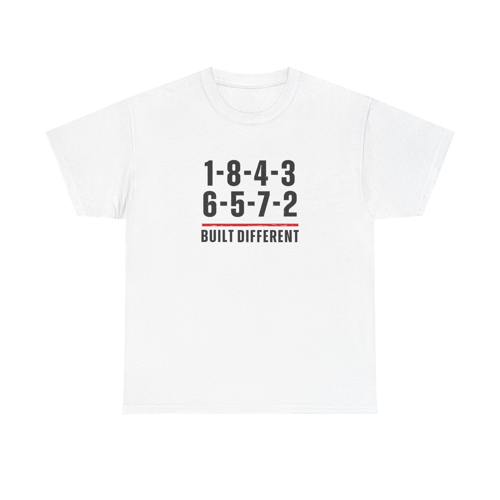 Built Different V8 Firing Order Graphic T-Shirt