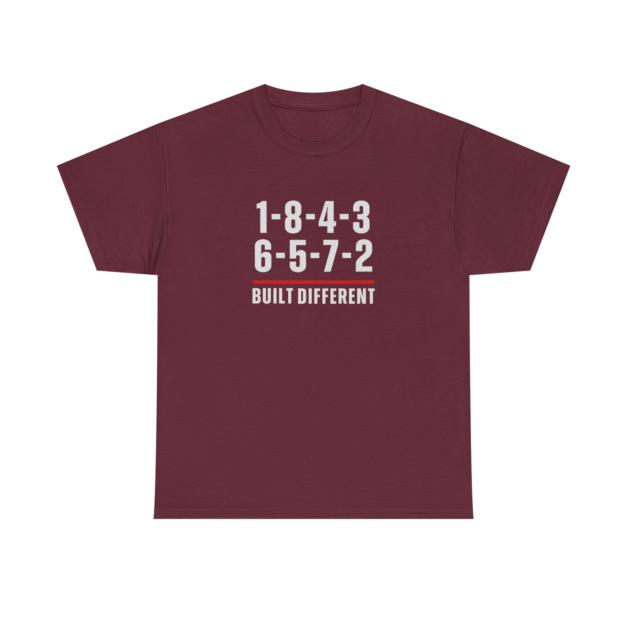Built Different V8 Firing Order Graphic T-Shirt