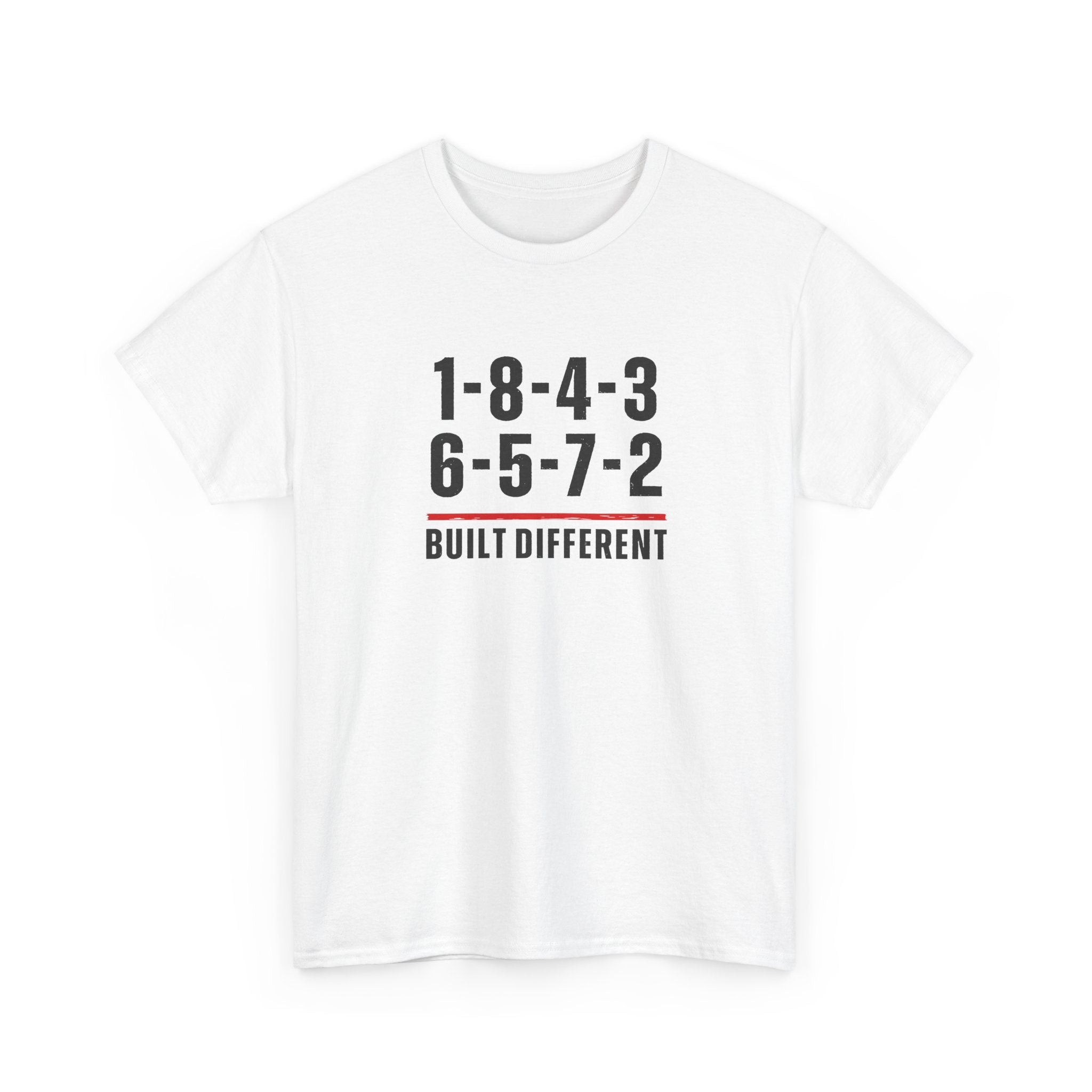 Built Different V8 Firing Order Graphic T-Shirt