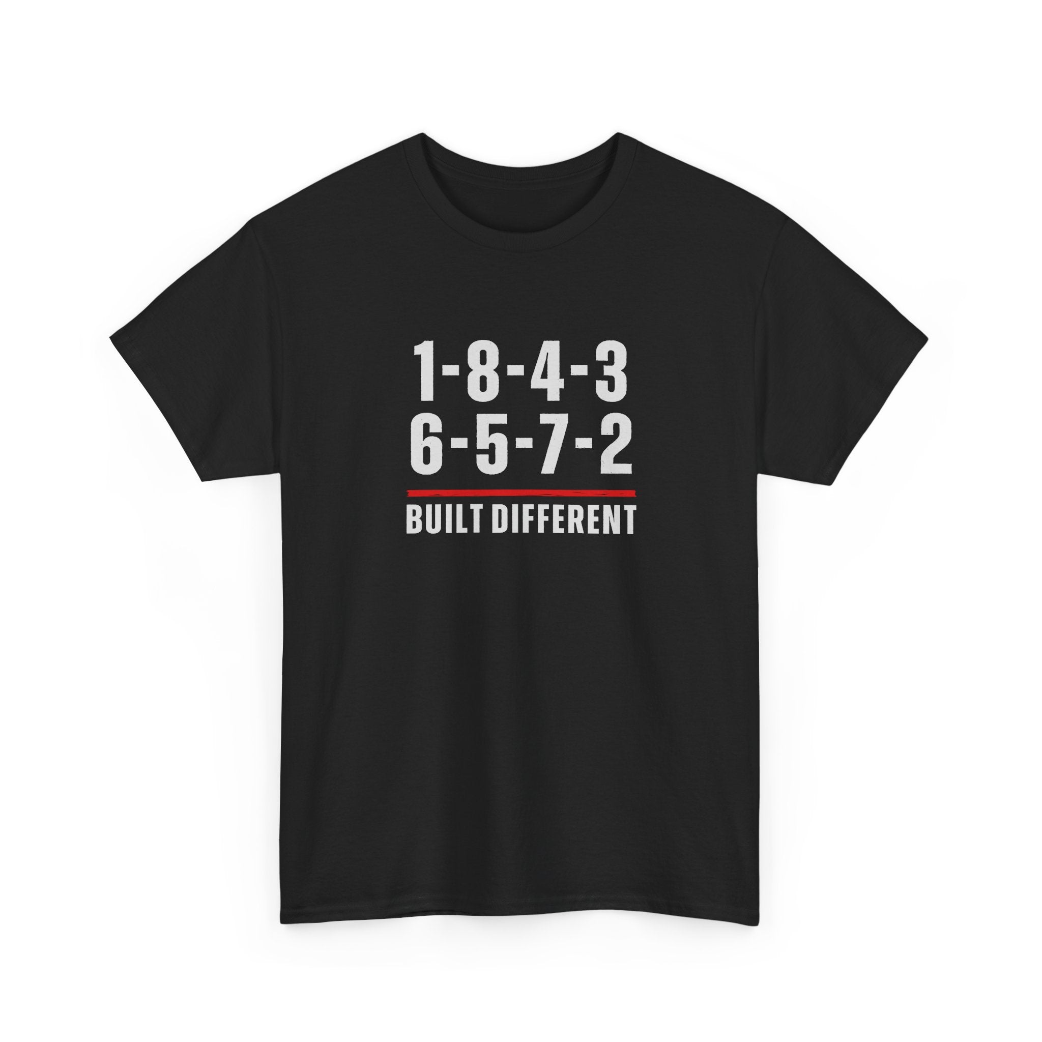 Built Different V8 Firing Order Graphic T-Shirt