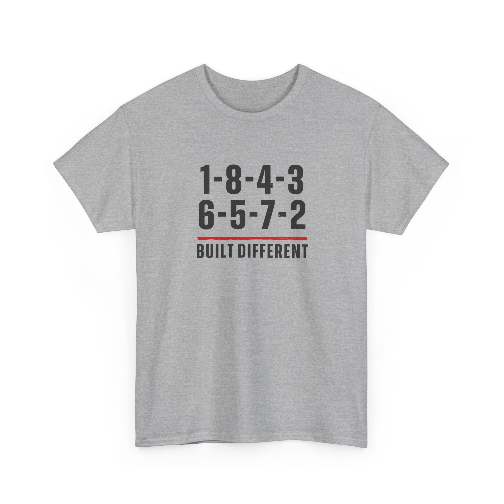 Built Different V8 Firing Order Graphic T-Shirt