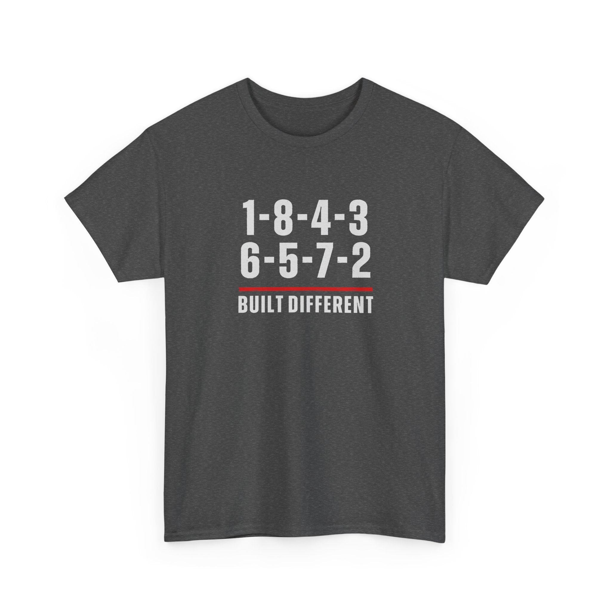 Built Different V8 Firing Order Graphic T-Shirt