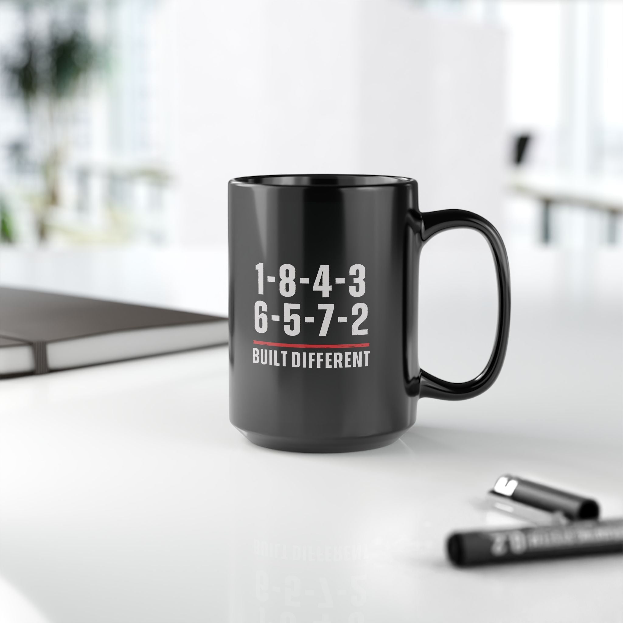 Built Different V8 Firing Order Mug | 1-8-4-3-6-5-7-2