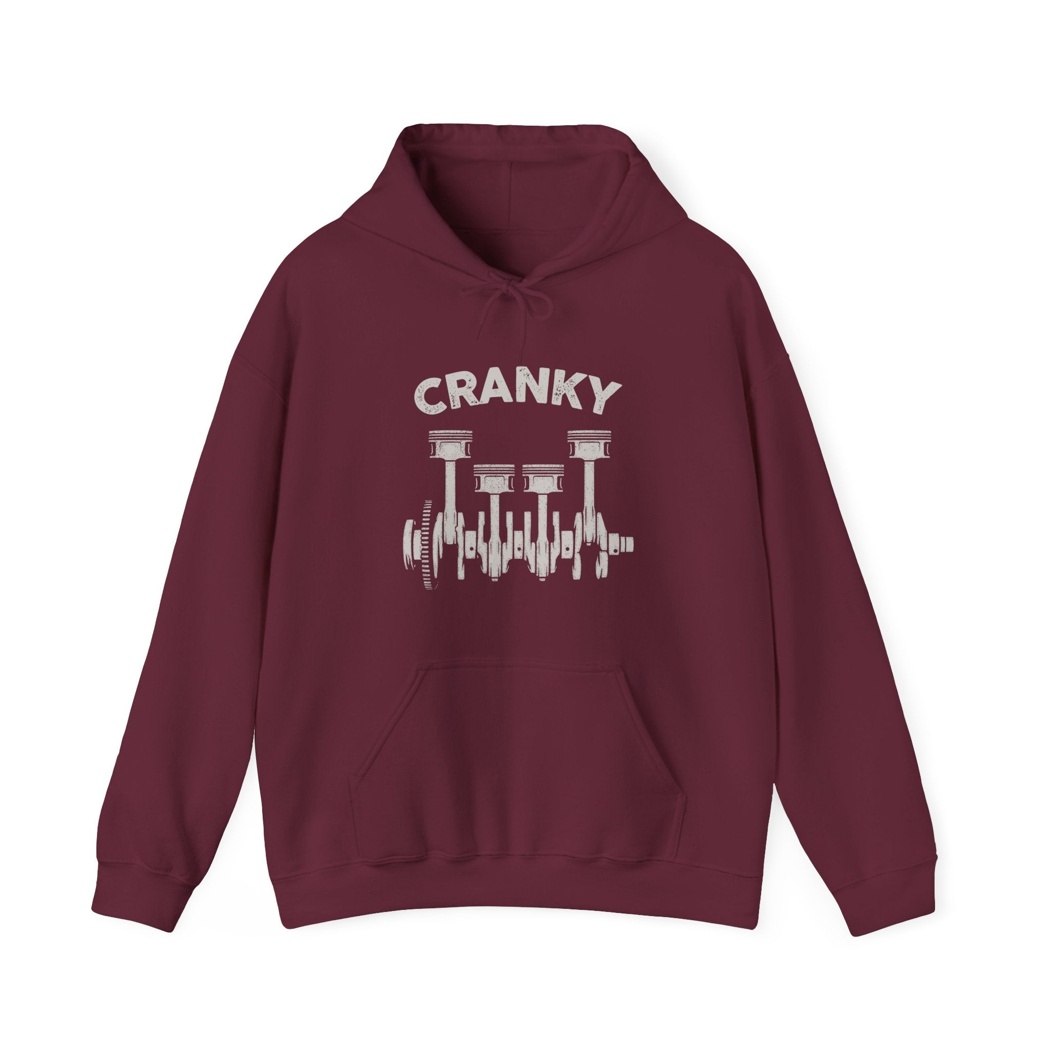 Cranky Mechanic Hoodie | Funny Car Guy Engine Humor