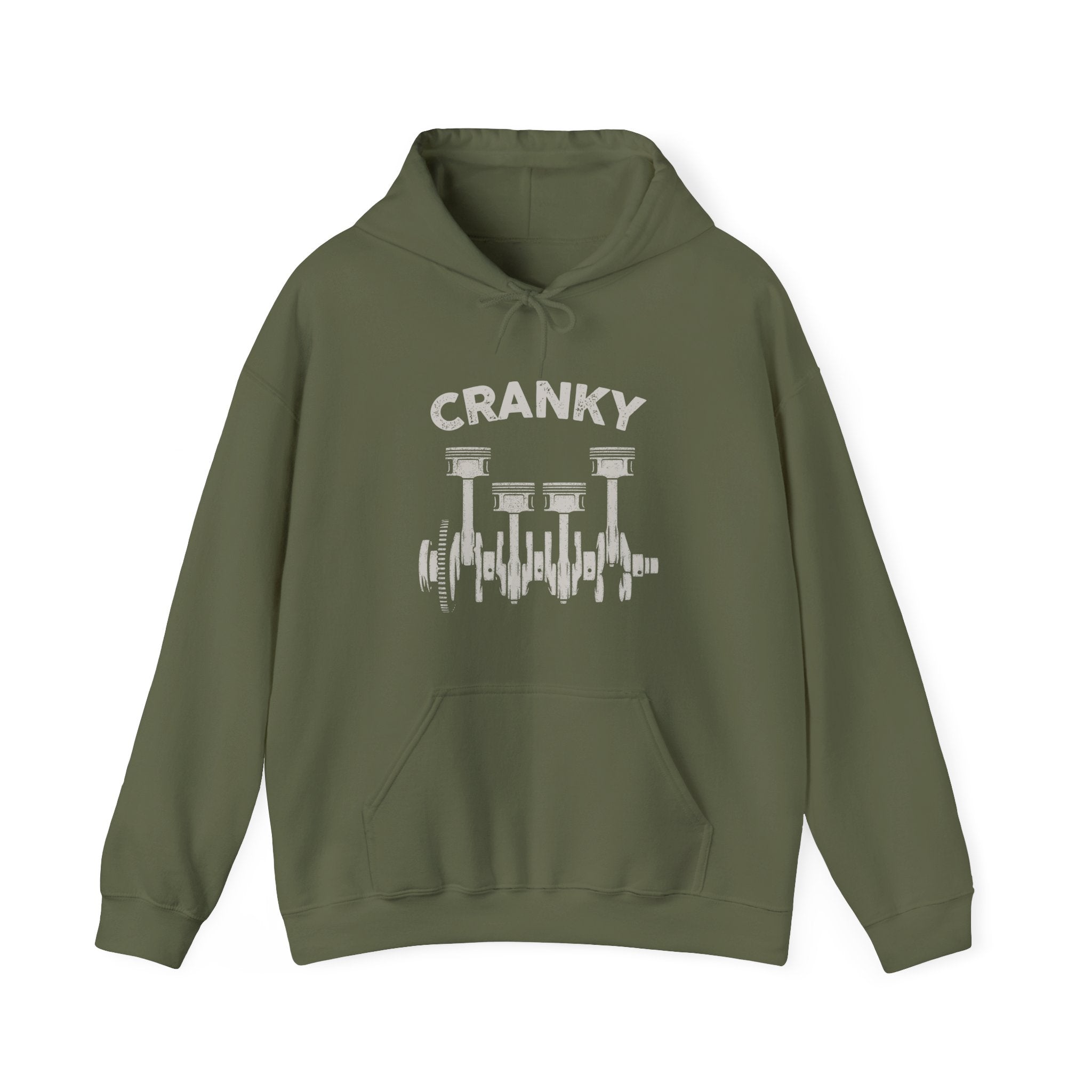 Cranky Mechanic Hoodie | Funny Car Guy Engine Humor