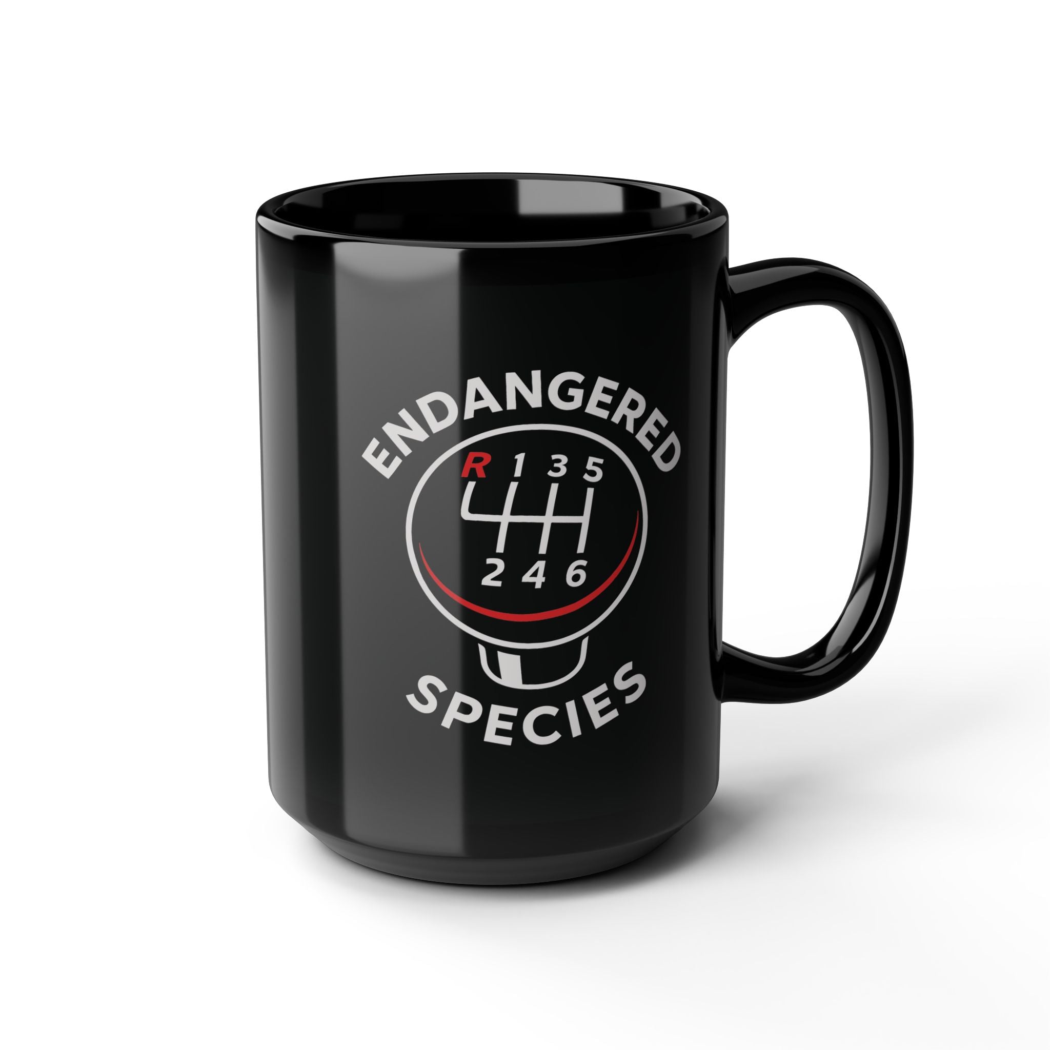 Endangered Species Stick Shift Mug | Manual Transmission Car Guy Gift