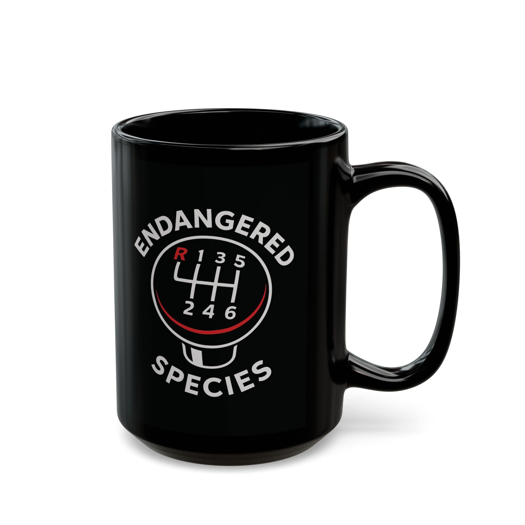 Endangered Species Stick Shift Mug | Manual Transmission Car Guy Gift