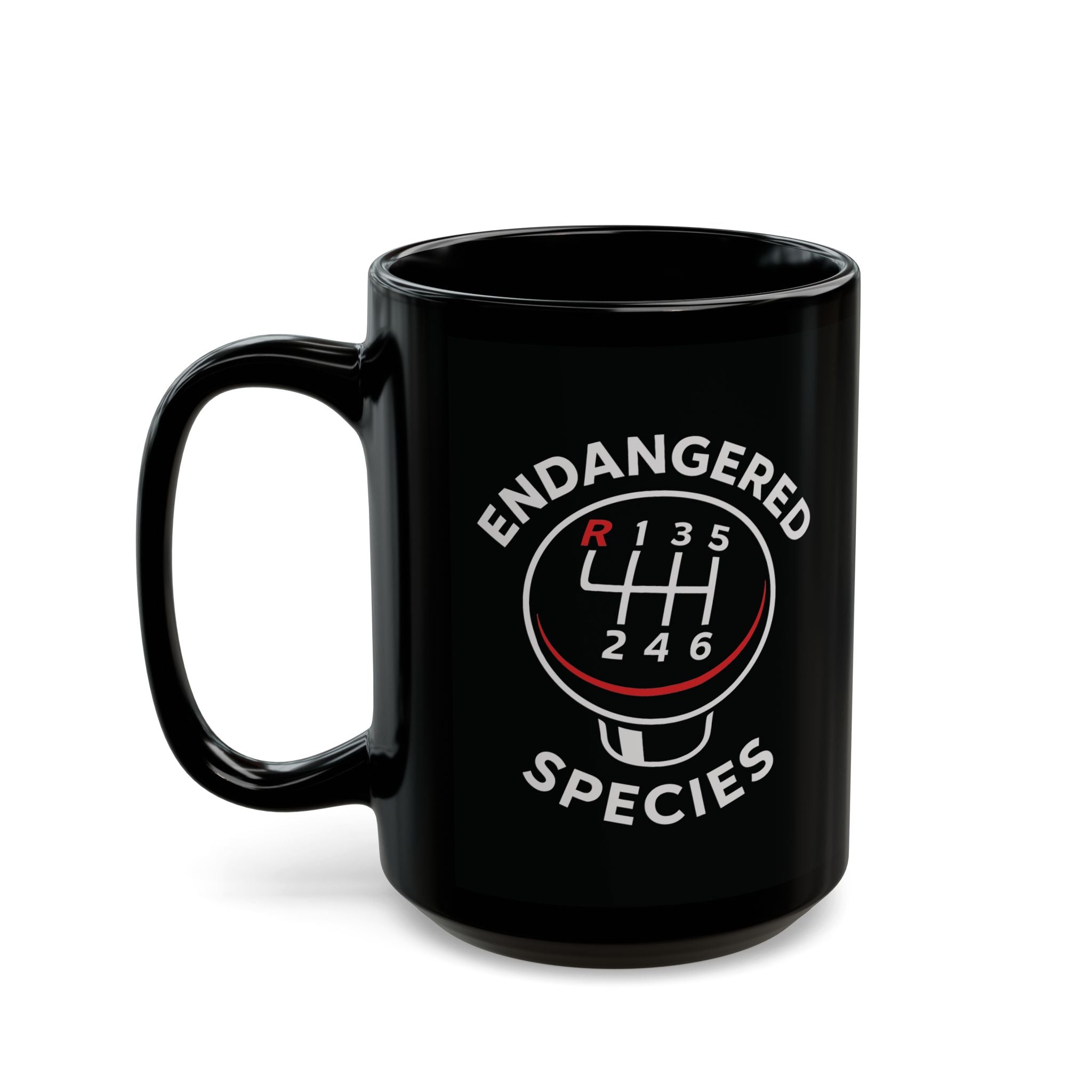 Endangered Species Stick Shift Mug | Manual Transmission Car Guy Gift