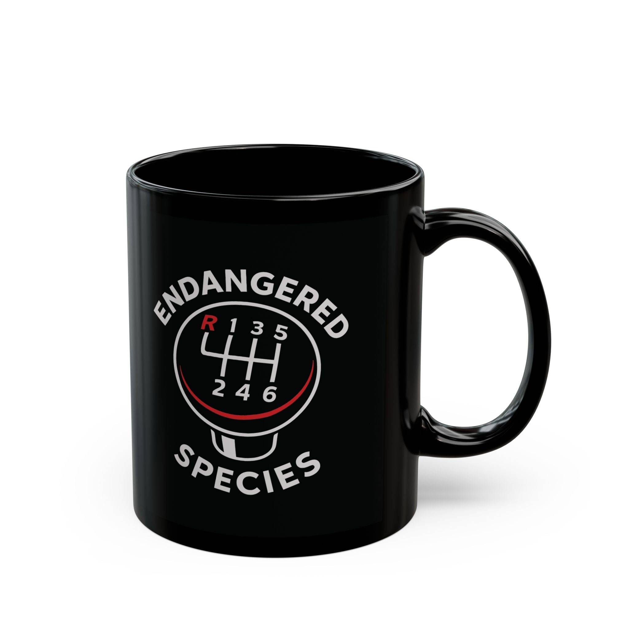 Endangered Species Stick Shift Mug | Manual Transmission Car Guy Gift