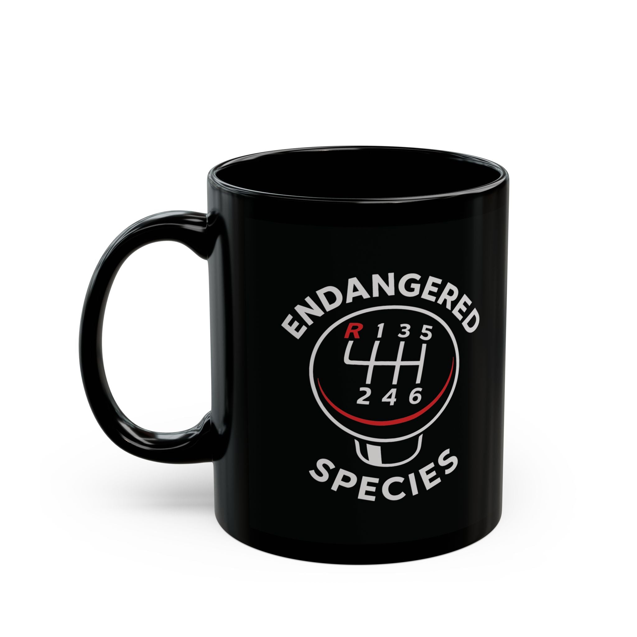 Endangered Species Stick Shift Mug | Manual Transmission Car Guy Gift