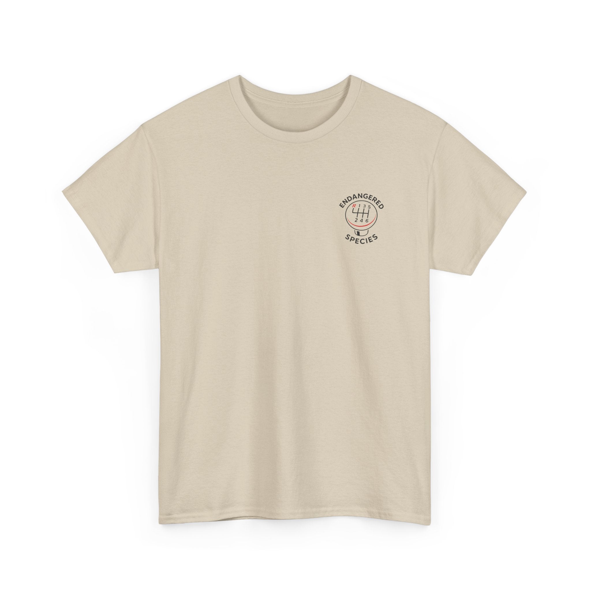 Endangered Species Stick Shift T-Shirt | Manual Driver Tee