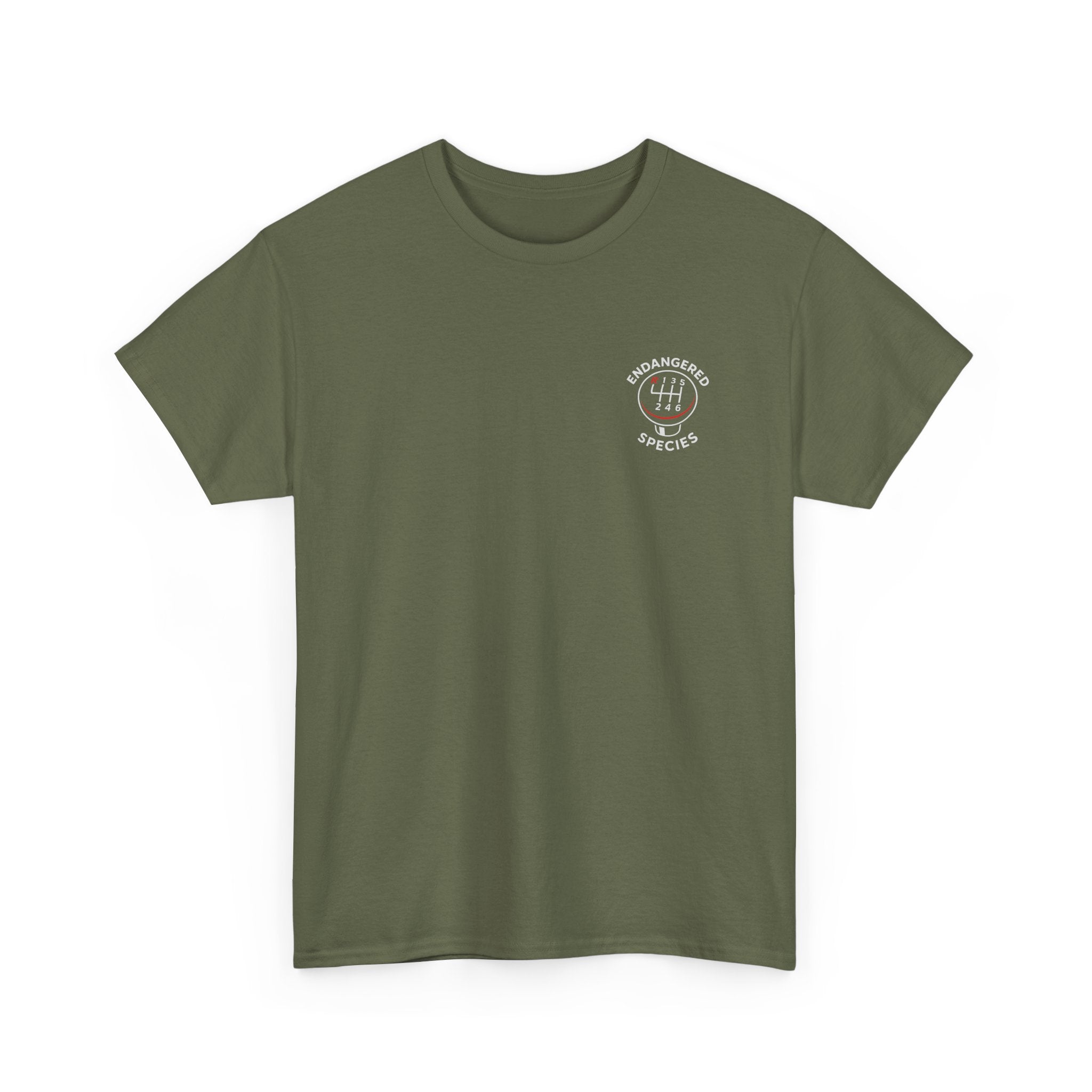 Endangered Species Stick Shift T-Shirt | Manual Driver Tee