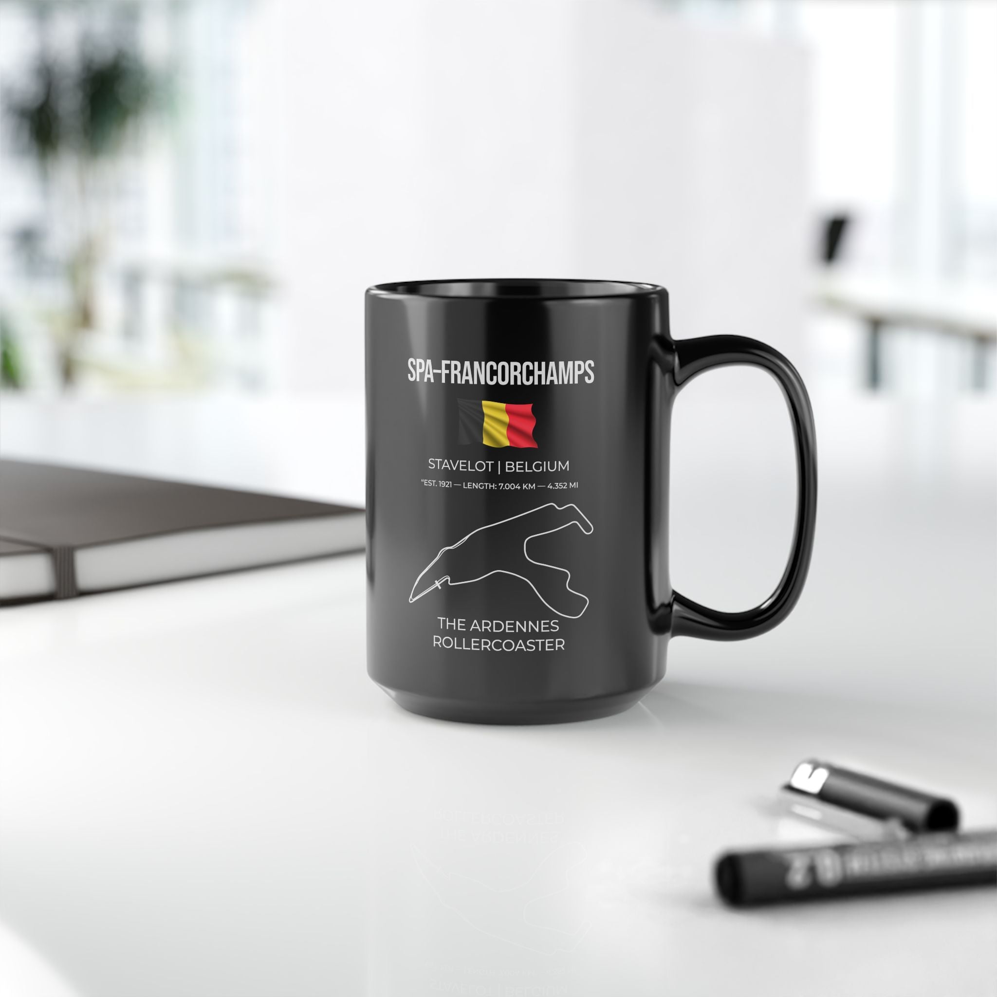 Spa-Francorchamps F1 Racing Track Mug