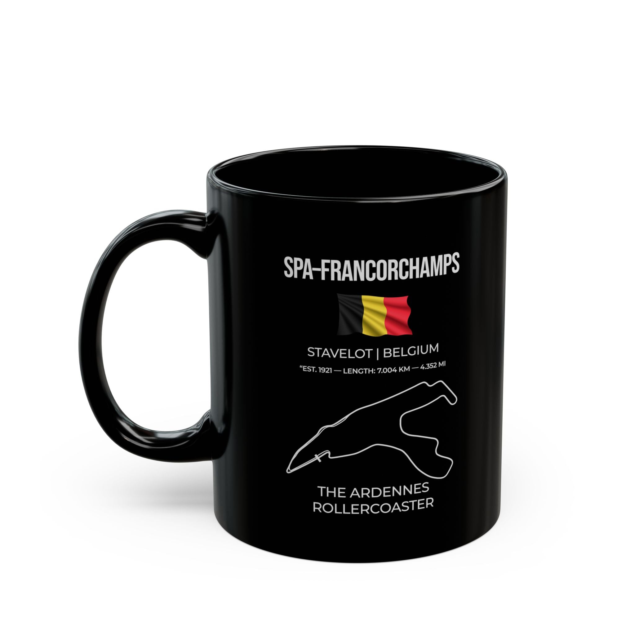 Spa-Francorchamps F1 Racing Track Mug