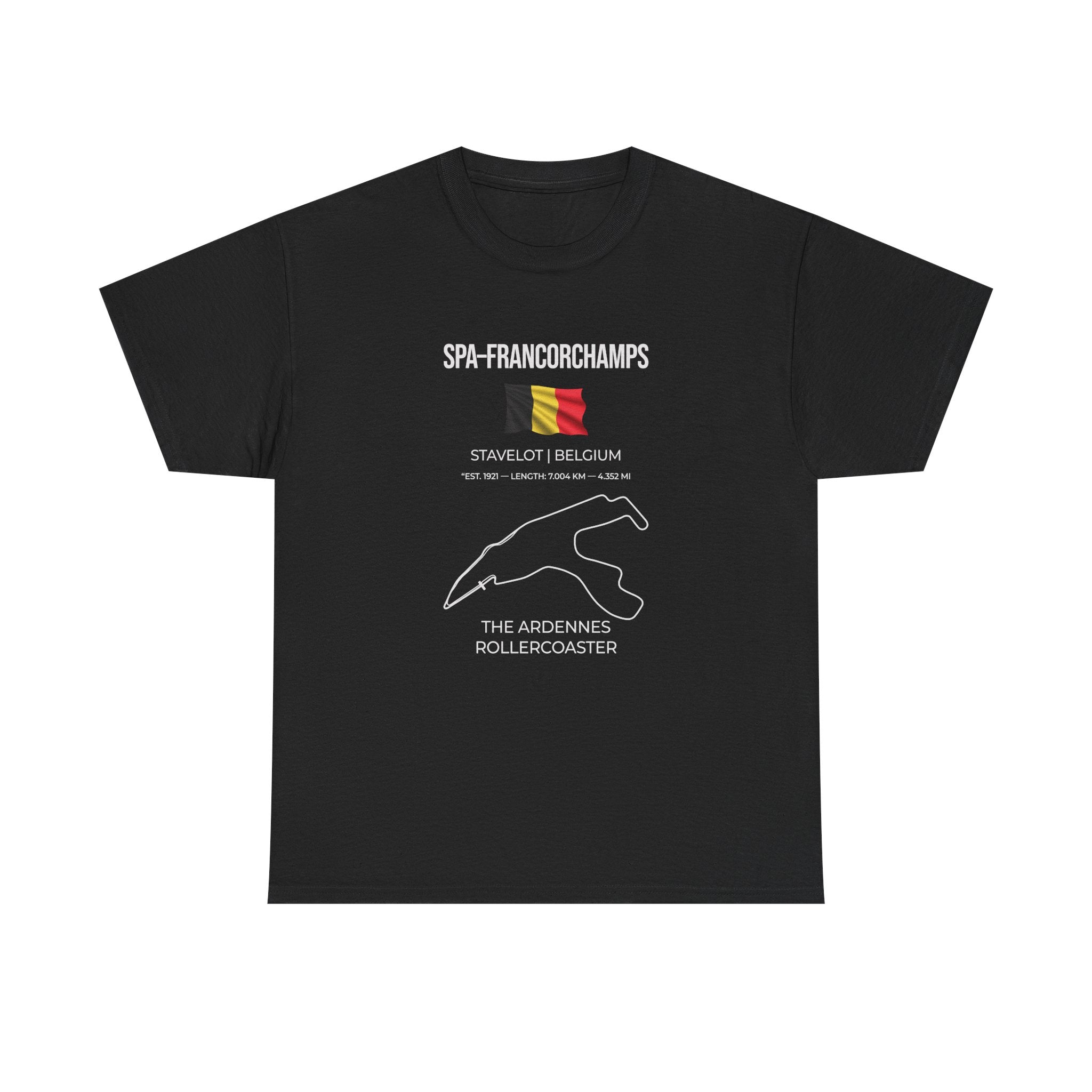 Spa-Francorchamps F1 Racing Track T-Shirt