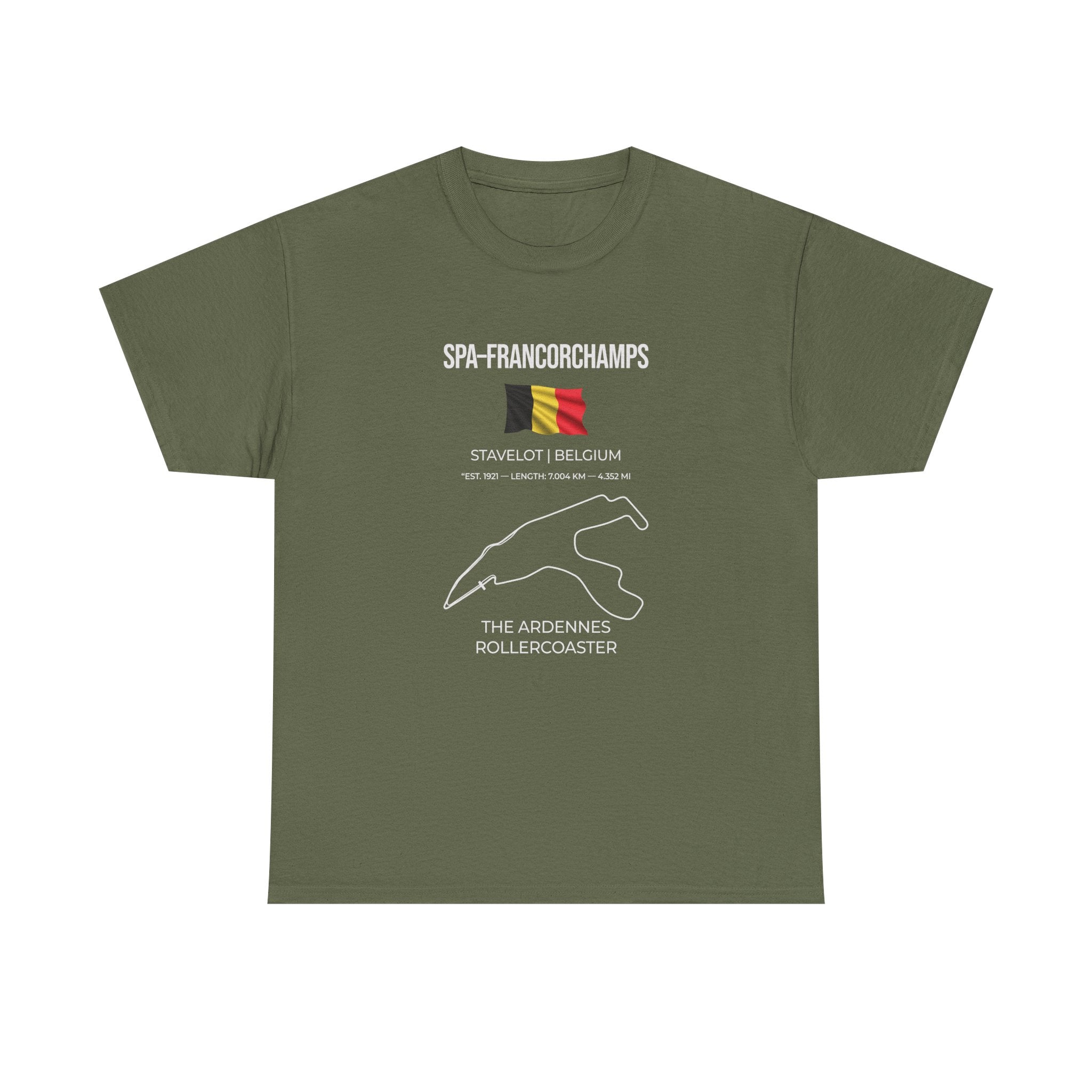 Spa-Francorchamps F1 Racing Track T-Shirt