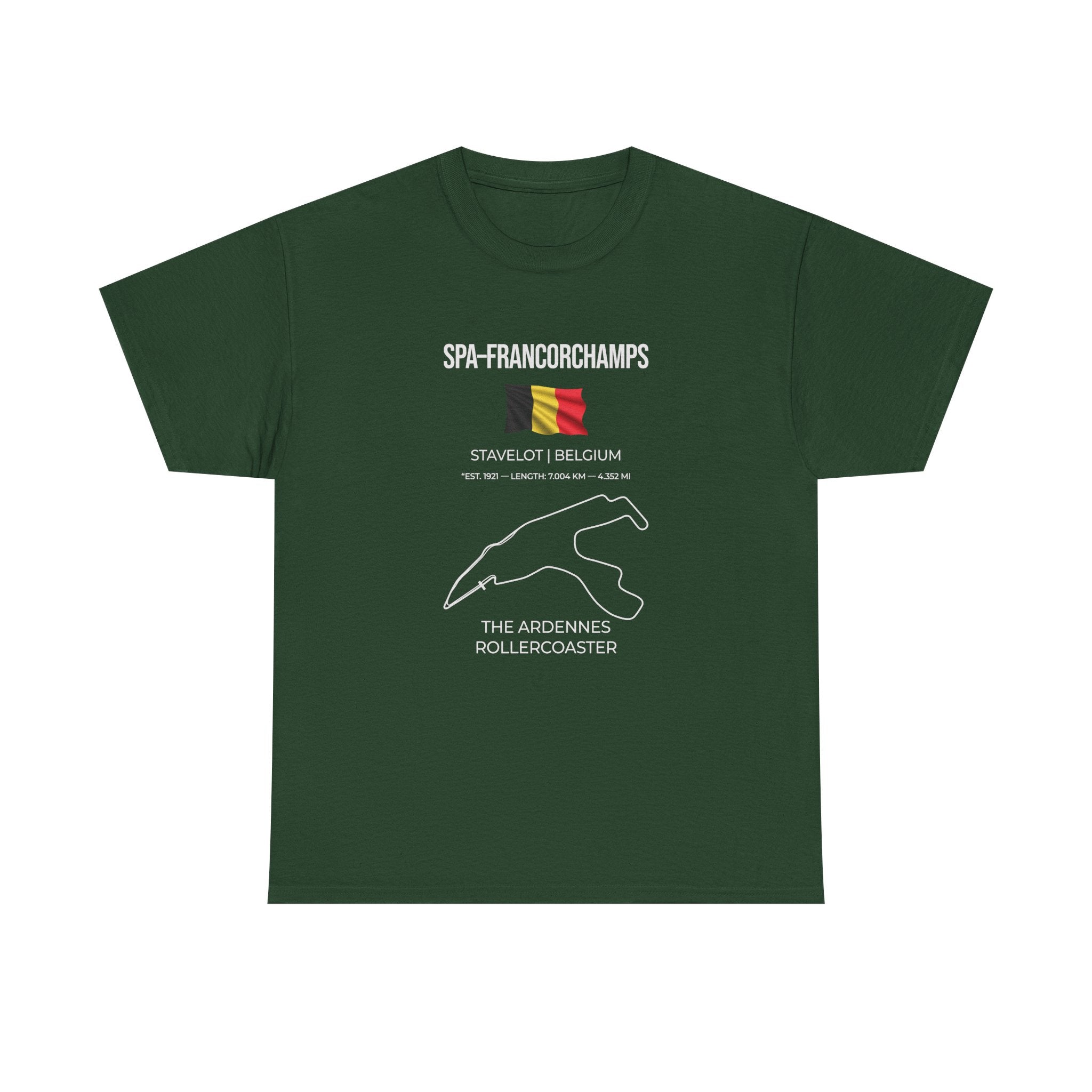 Spa-Francorchamps F1 Racing Track T-Shirt