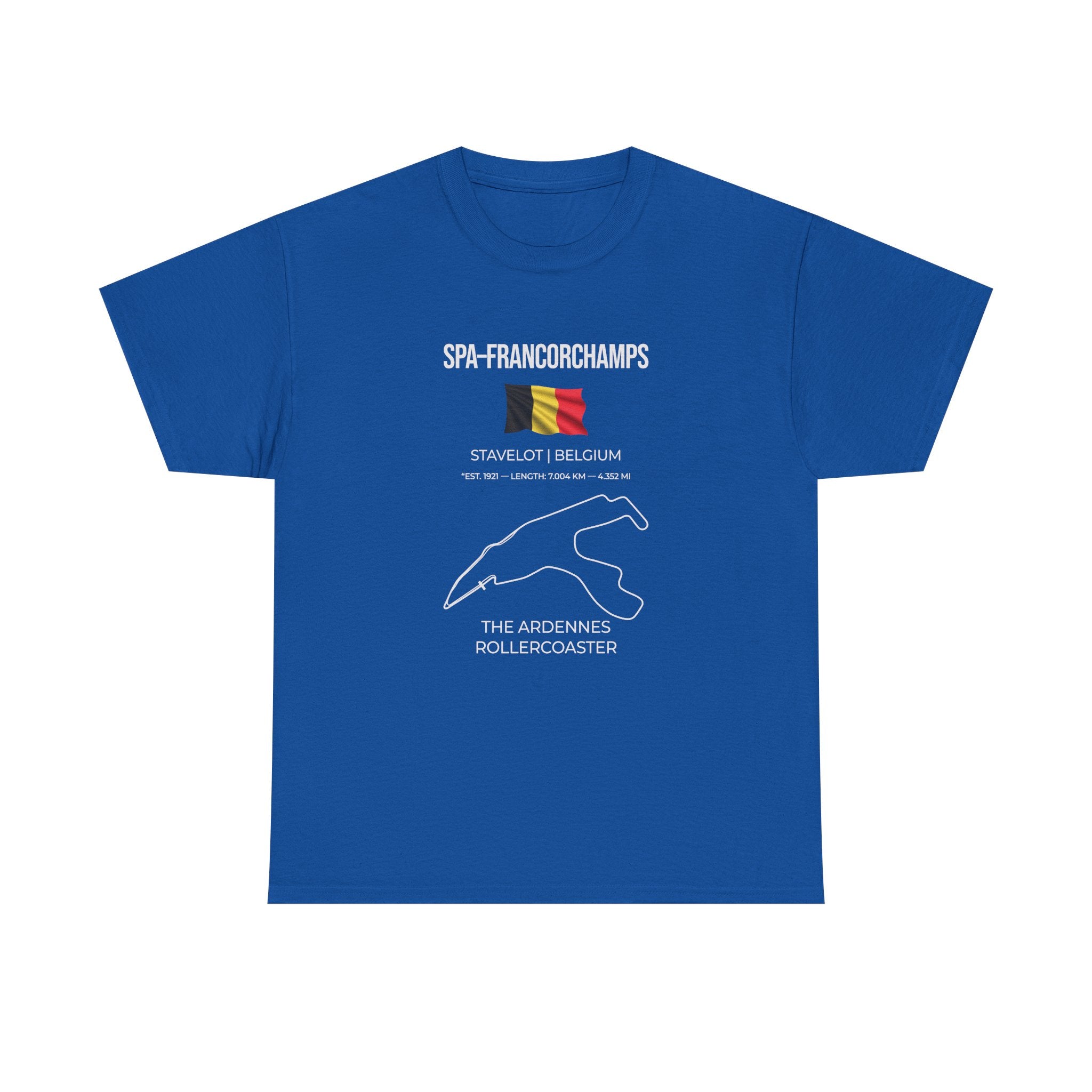 Spa-Francorchamps F1 Racing Track T-Shirt