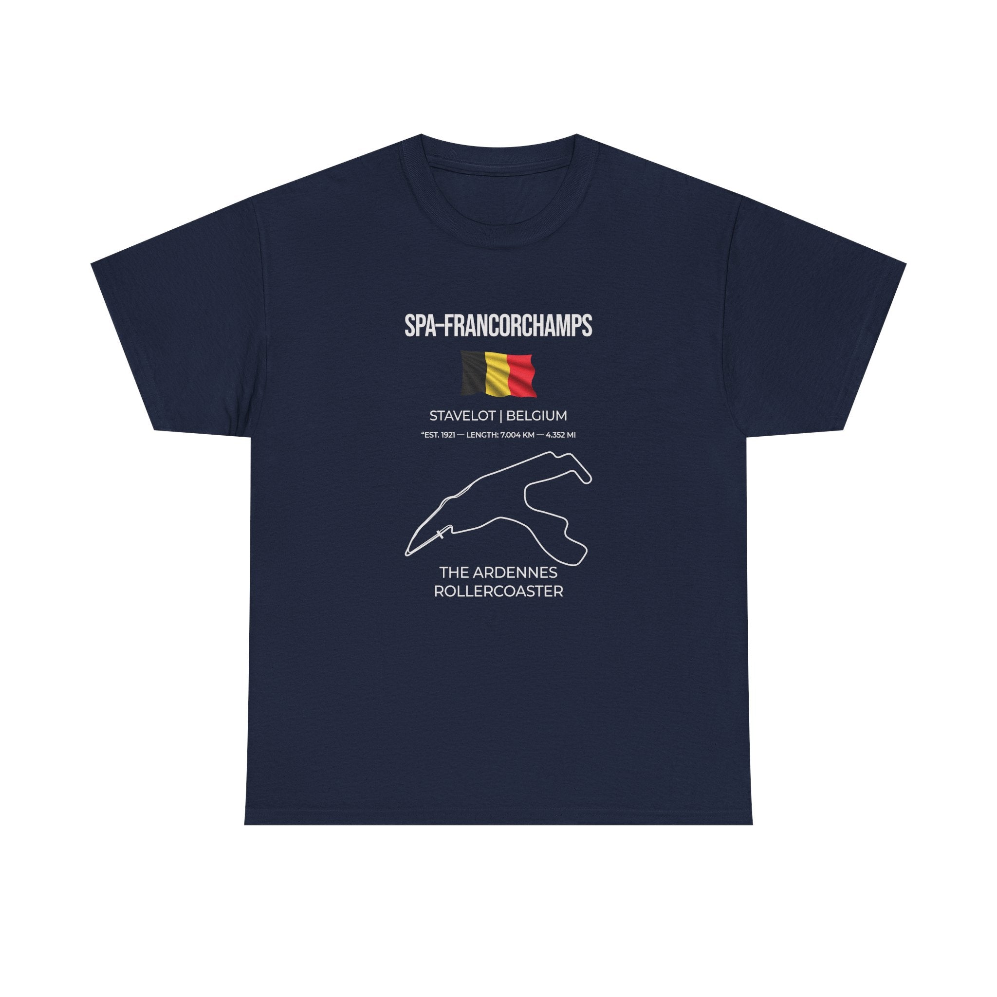 Spa-Francorchamps F1 Racing Track T-Shirt