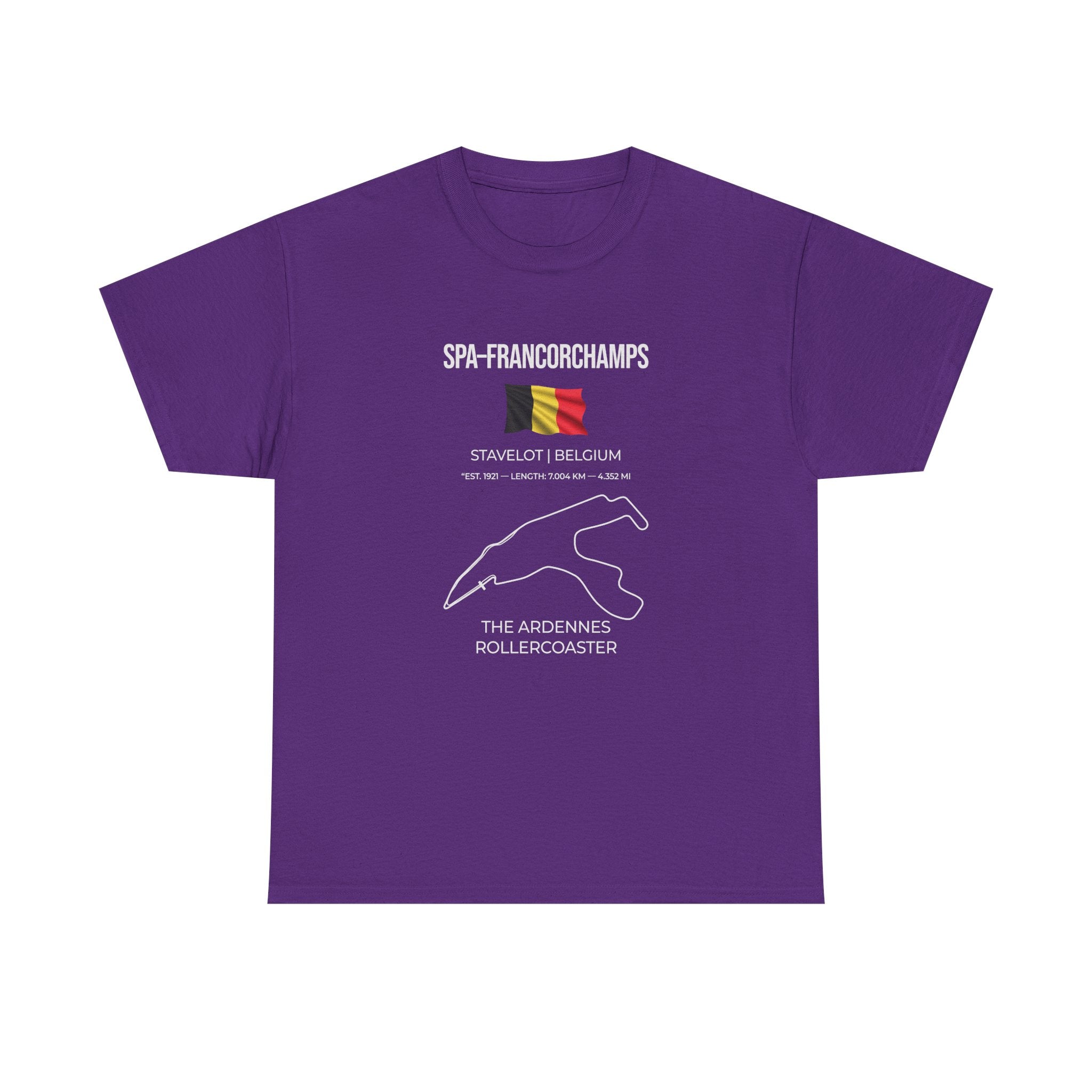 Spa-Francorchamps F1 Racing Track T-Shirt