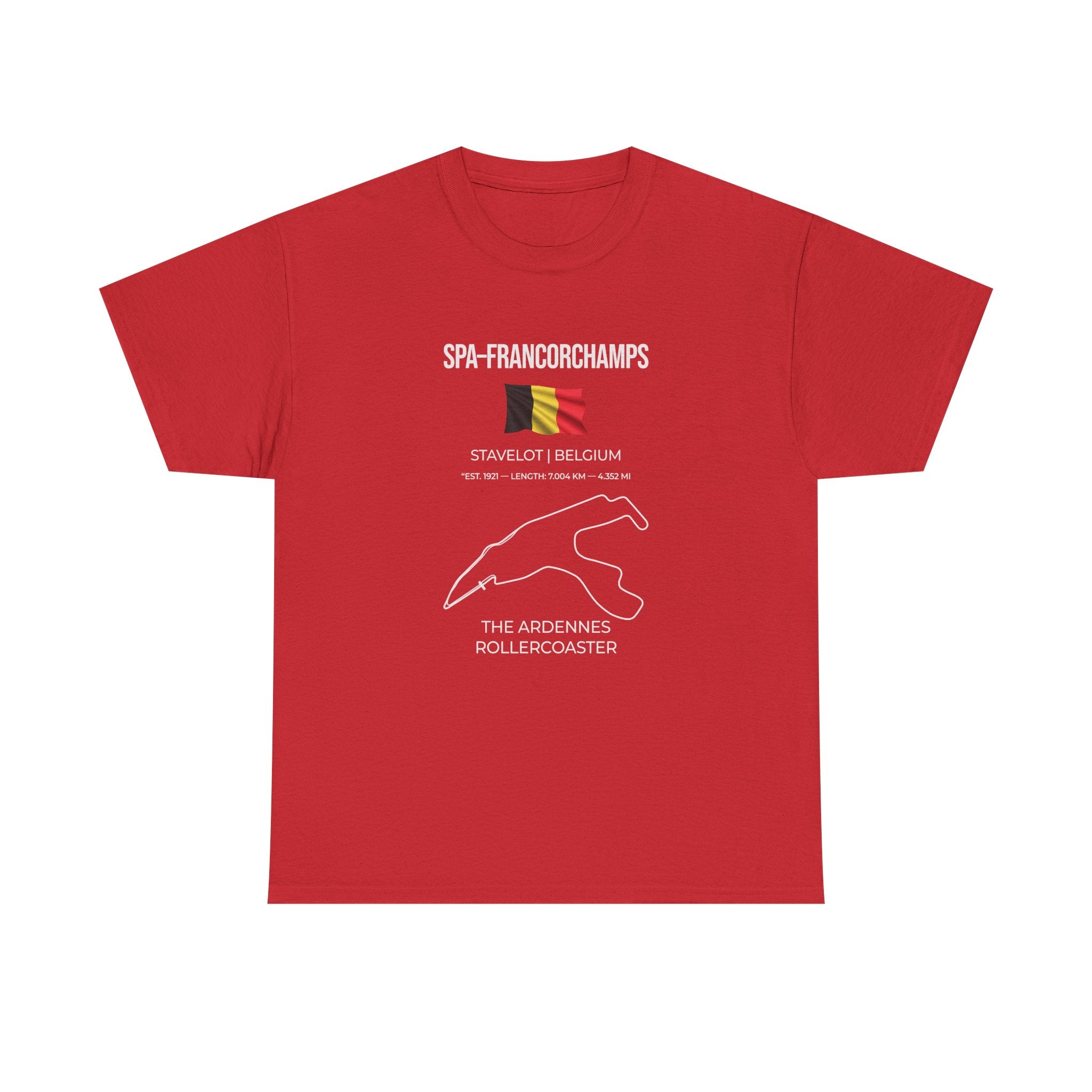 Spa-Francorchamps F1 Racing Track T-Shirt