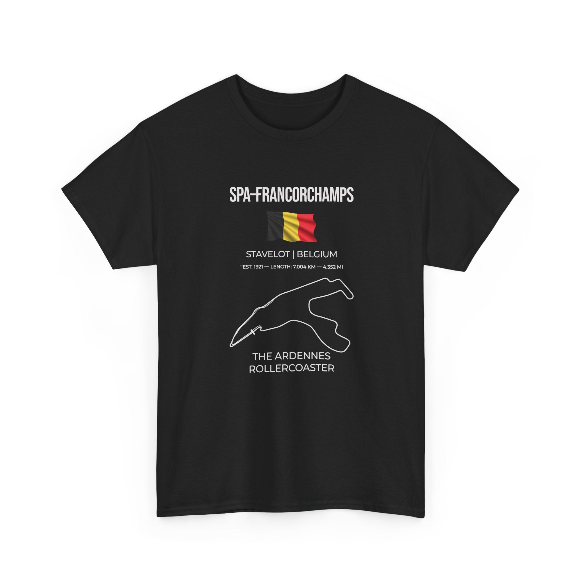 Spa-Francorchamps F1 Racing Track T-Shirt