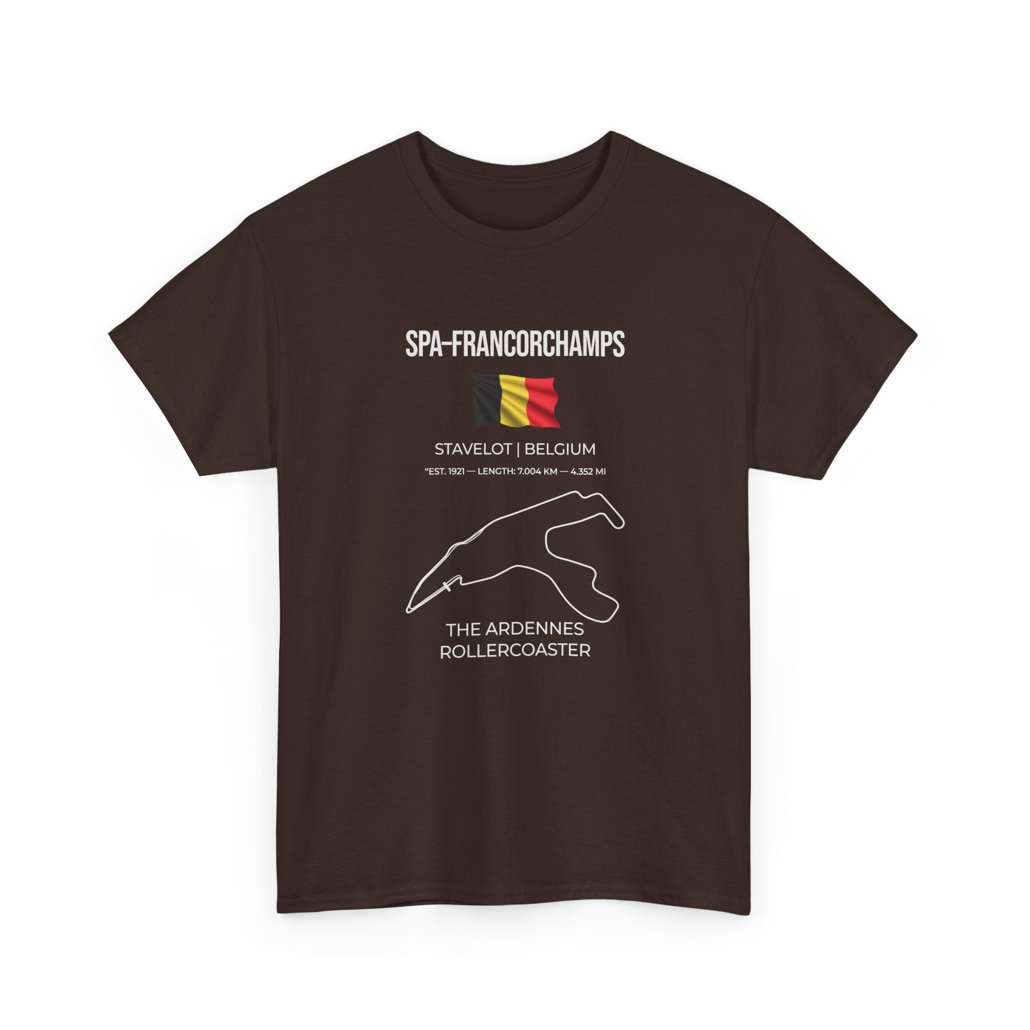 Spa-Francorchamps F1 Racing Track T-Shirt