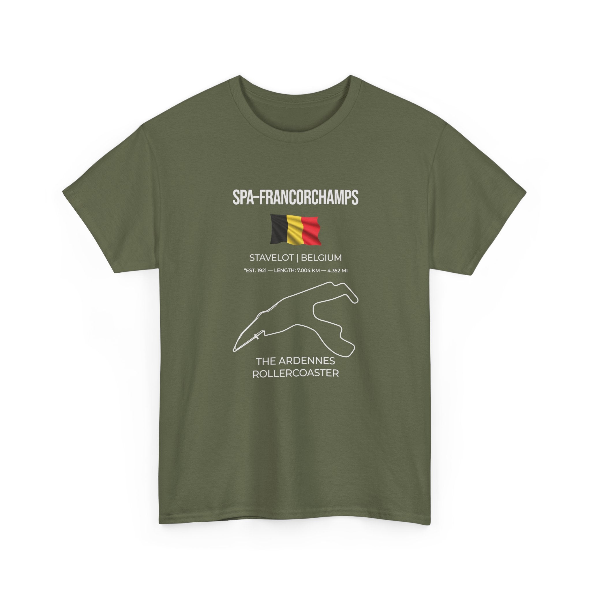 Spa-Francorchamps F1 Racing Track T-Shirt