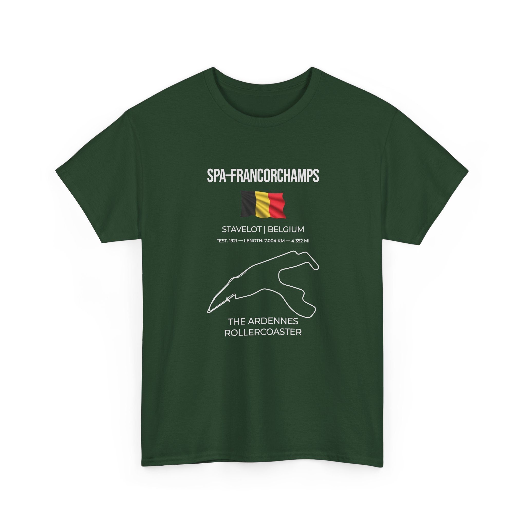 Spa-Francorchamps F1 Racing Track T-Shirt
