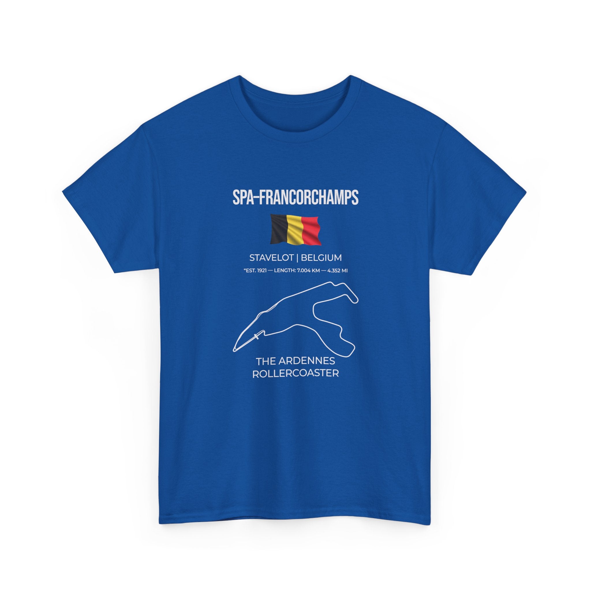 Spa-Francorchamps F1 Racing Track T-Shirt