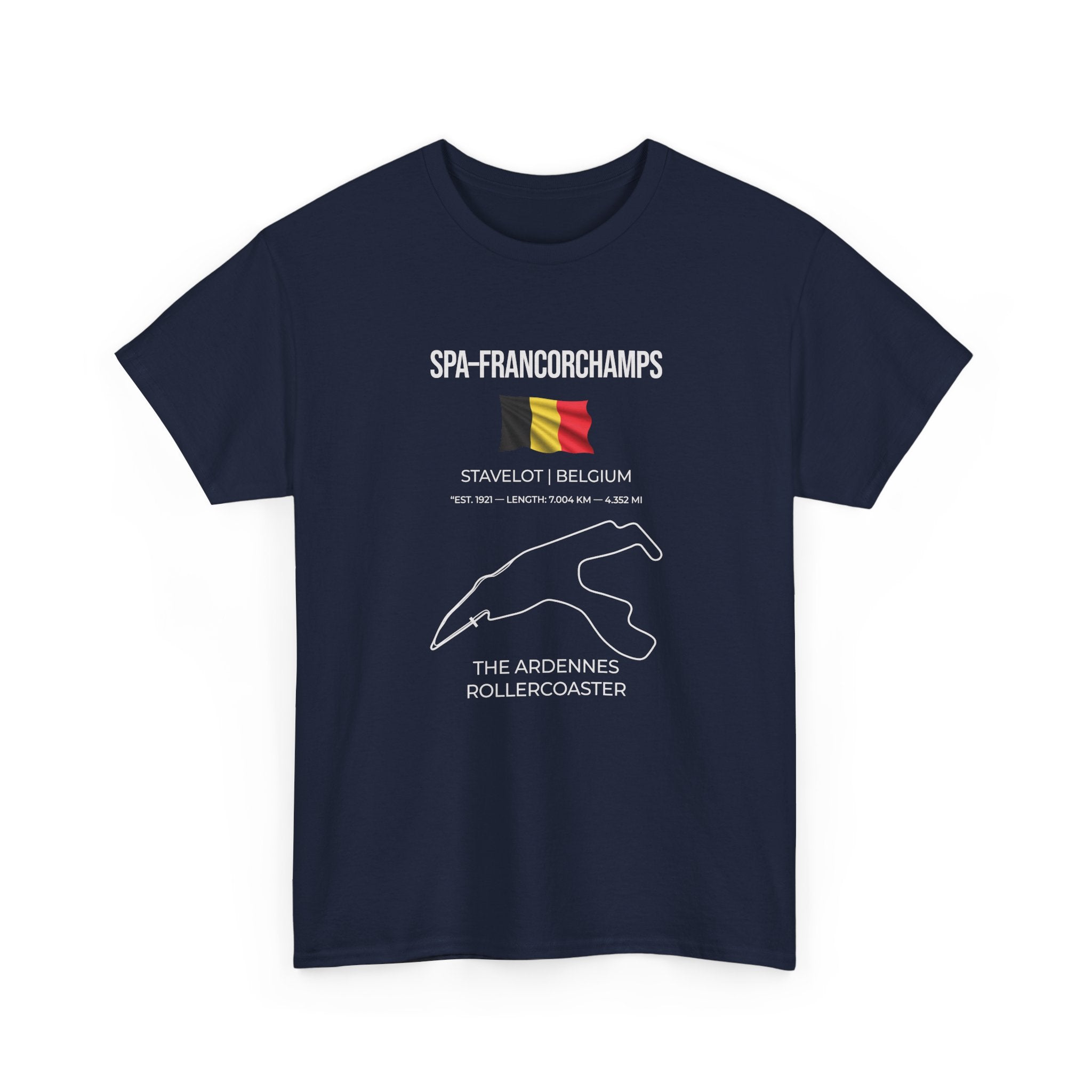 Spa-Francorchamps F1 Racing Track T-Shirt