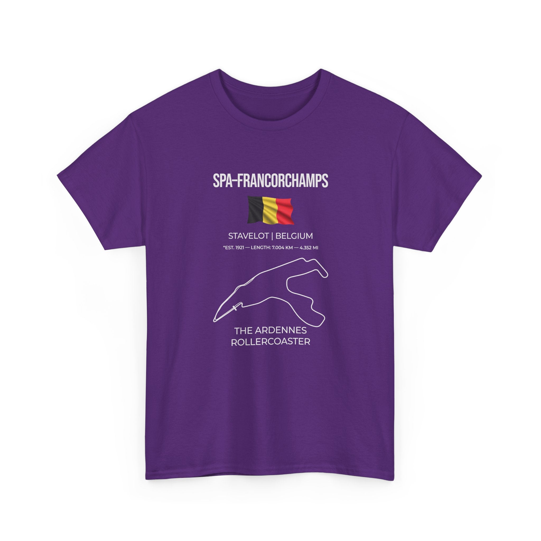 Spa-Francorchamps F1 Racing Track T-Shirt