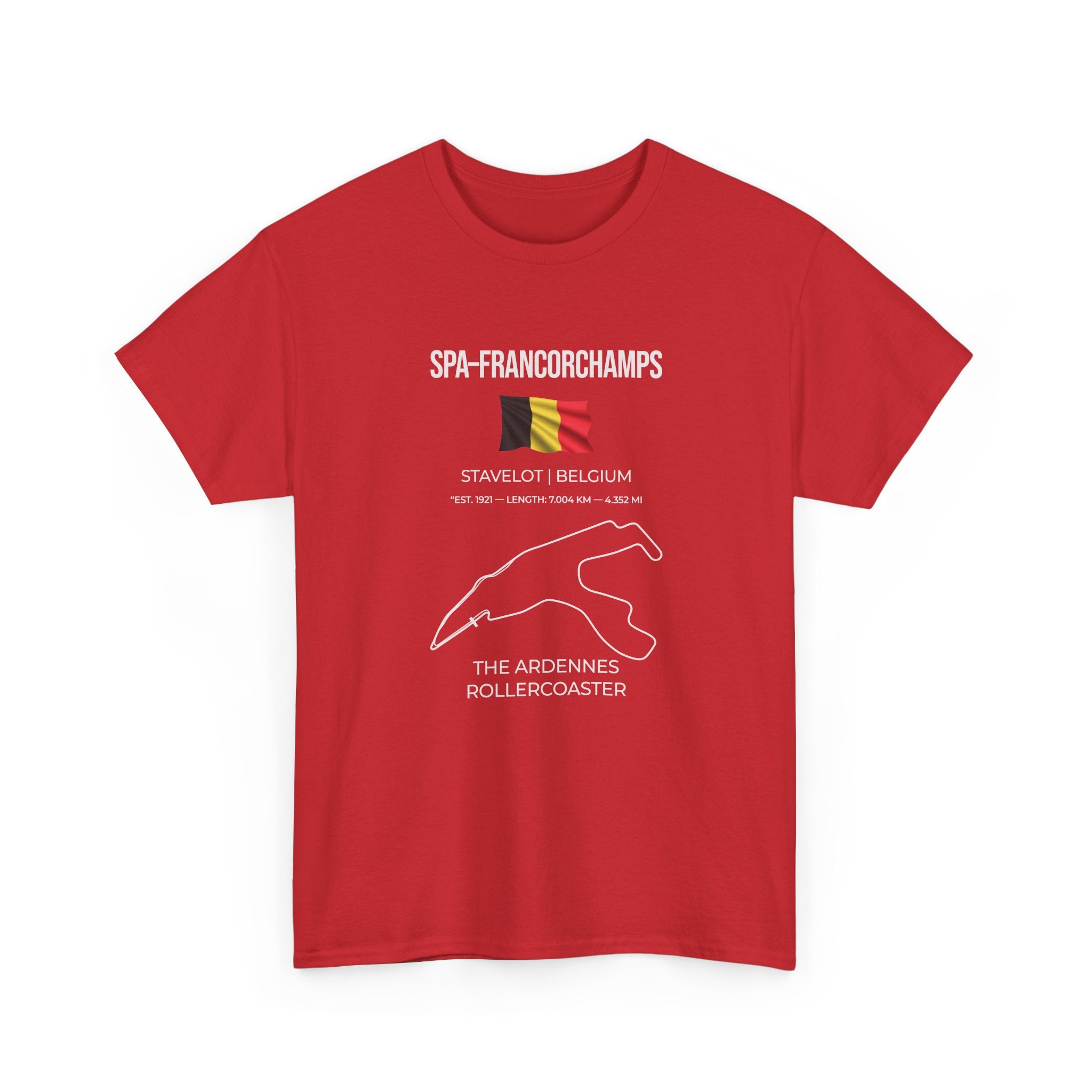 Spa-Francorchamps F1 Racing Track T-Shirt