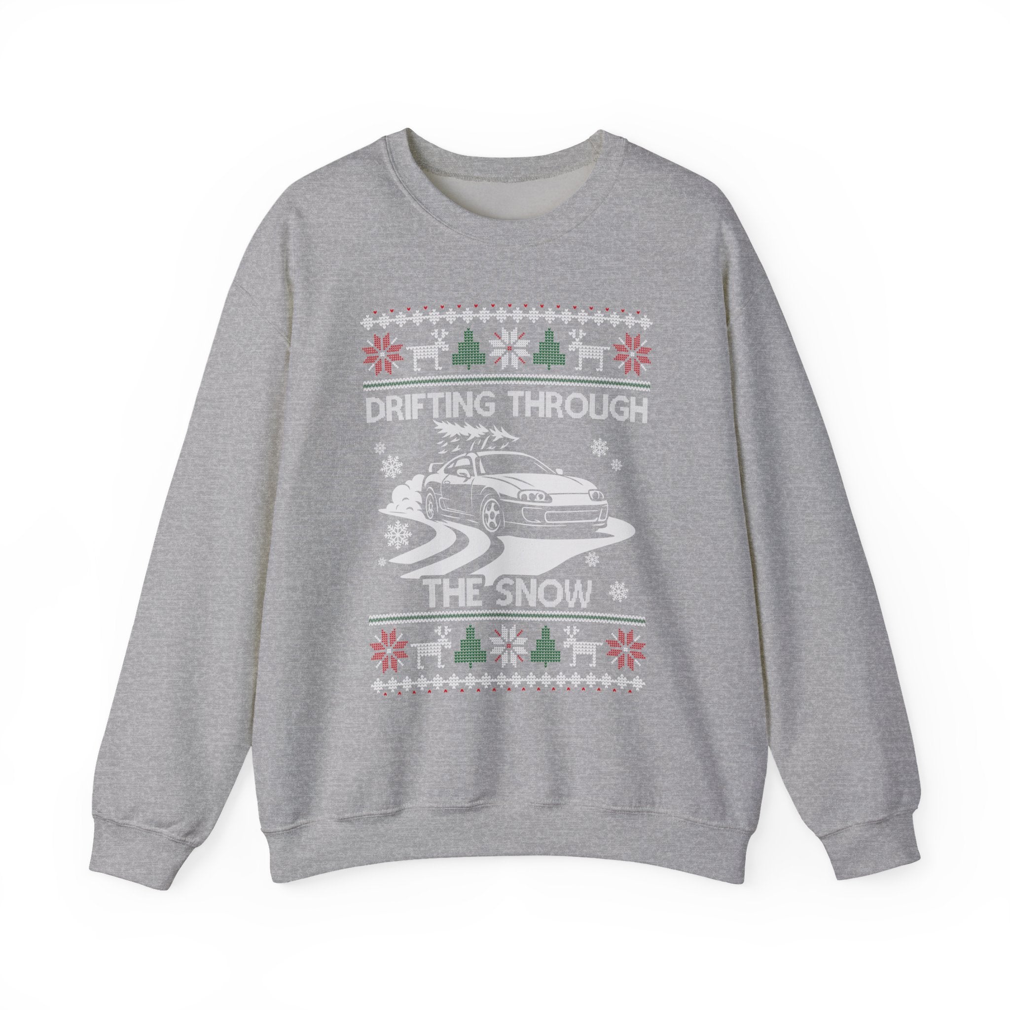 MKIV A80 Supra Christmas Drifting JDM Legend Crewneck Sweatshirt | Ugly Xmas Car Gift