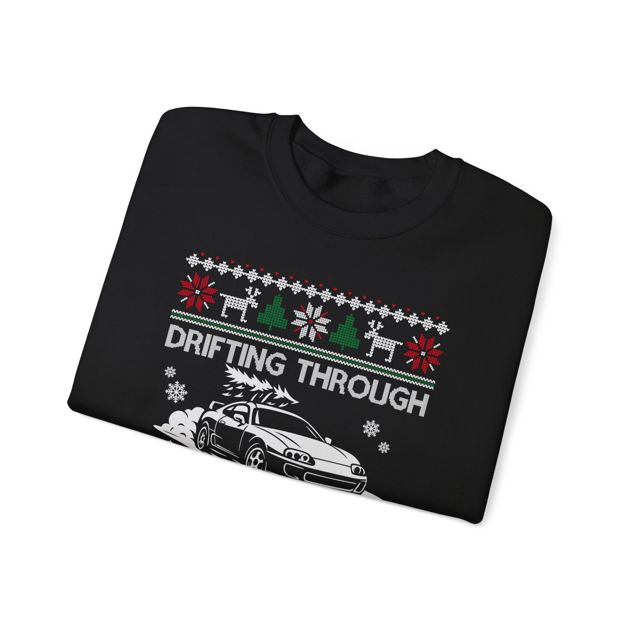 MKIV A80 Supra Christmas Drifting JDM Legend Crewneck Sweatshirt | Ugly Xmas Car Gift