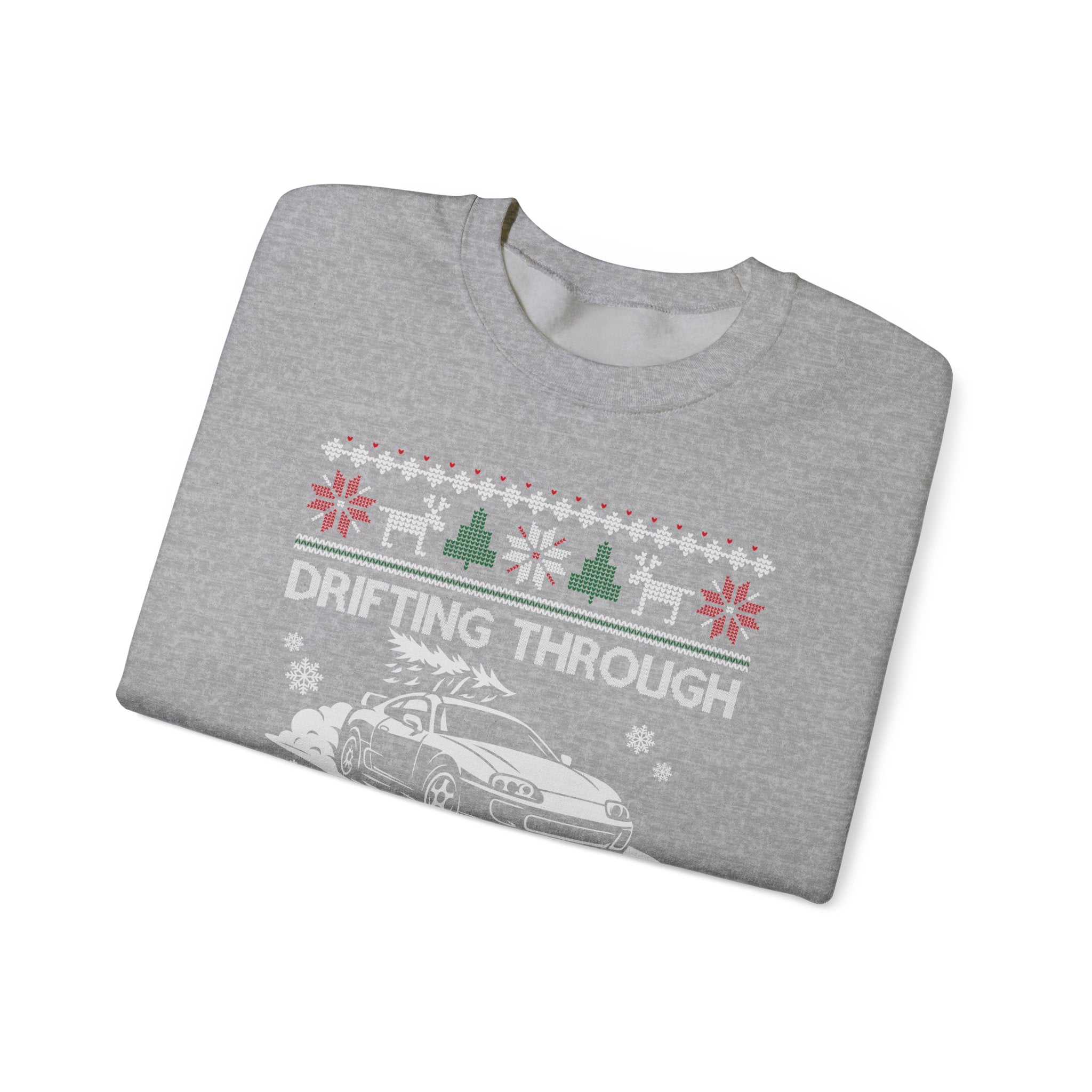 MKIV A80 Supra Christmas Drifting JDM Legend Crewneck Sweatshirt | Ugly Xmas Car Gift